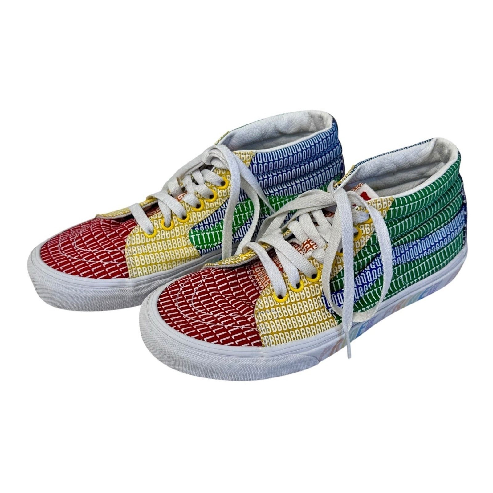 Vans VANS Pride LGBTQ Rainbow Sk8-Mid Tops Cushioned Shoes 7/8.5 Size US 8.5 / IT 38.5 - 3 Thumbnail