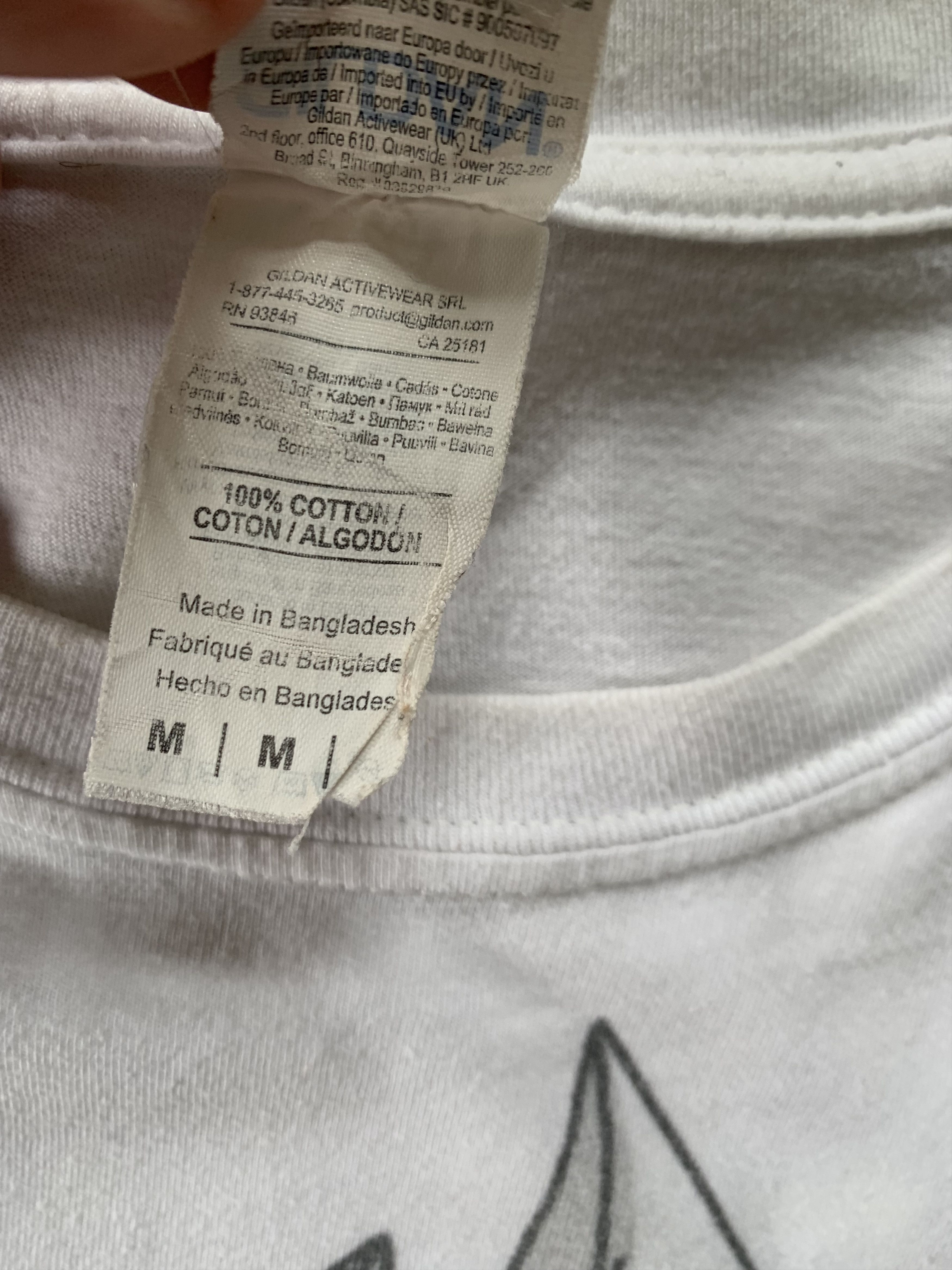 Anime × Gildan Gildan Goku White Printed T-Shirt Size US M / EU 48-50 / 2 - 7 Thumbnail