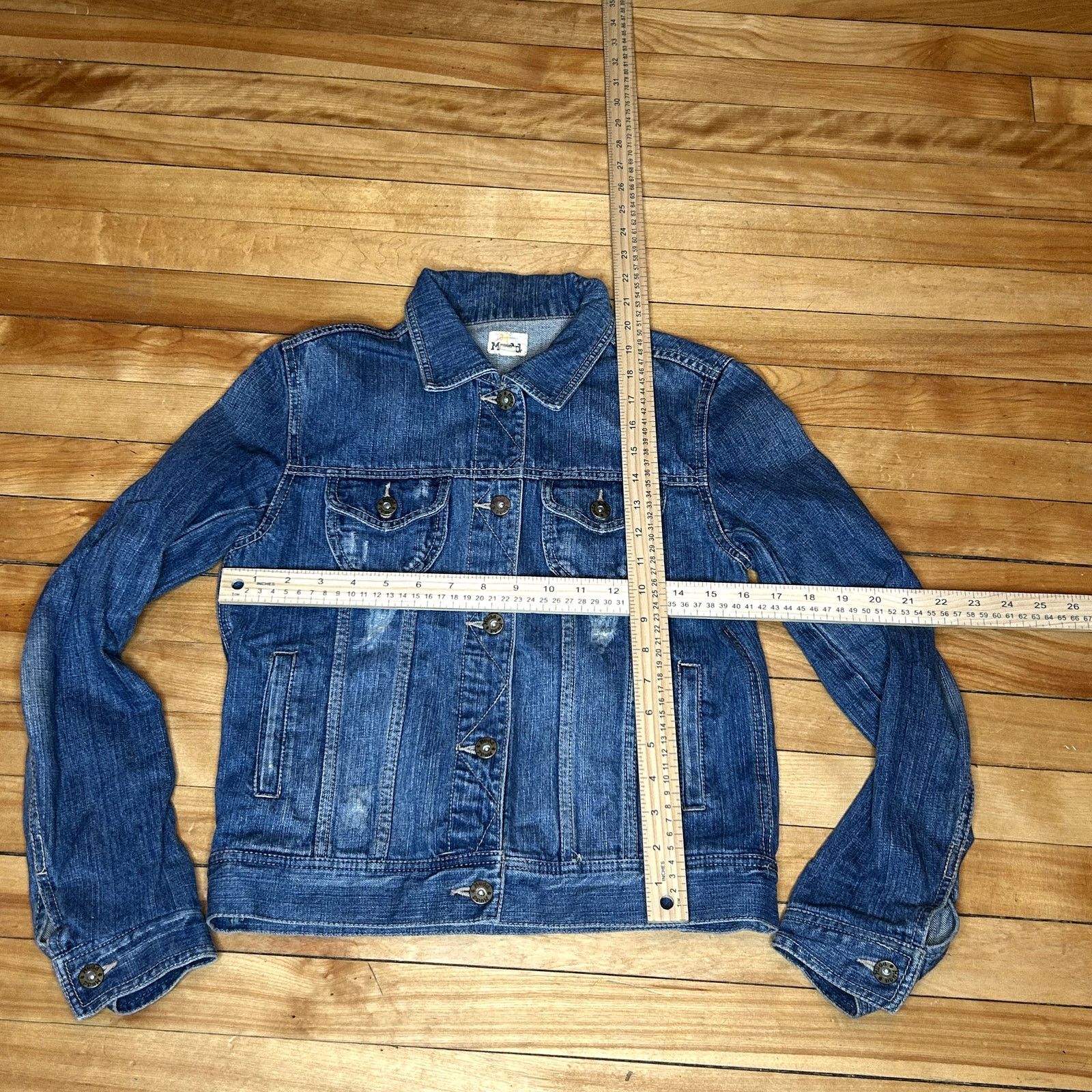 Vintage Y2K Femme Mudd Denim Jacket Small Size S / US 4 / IT 40 - 2 Thumbnail