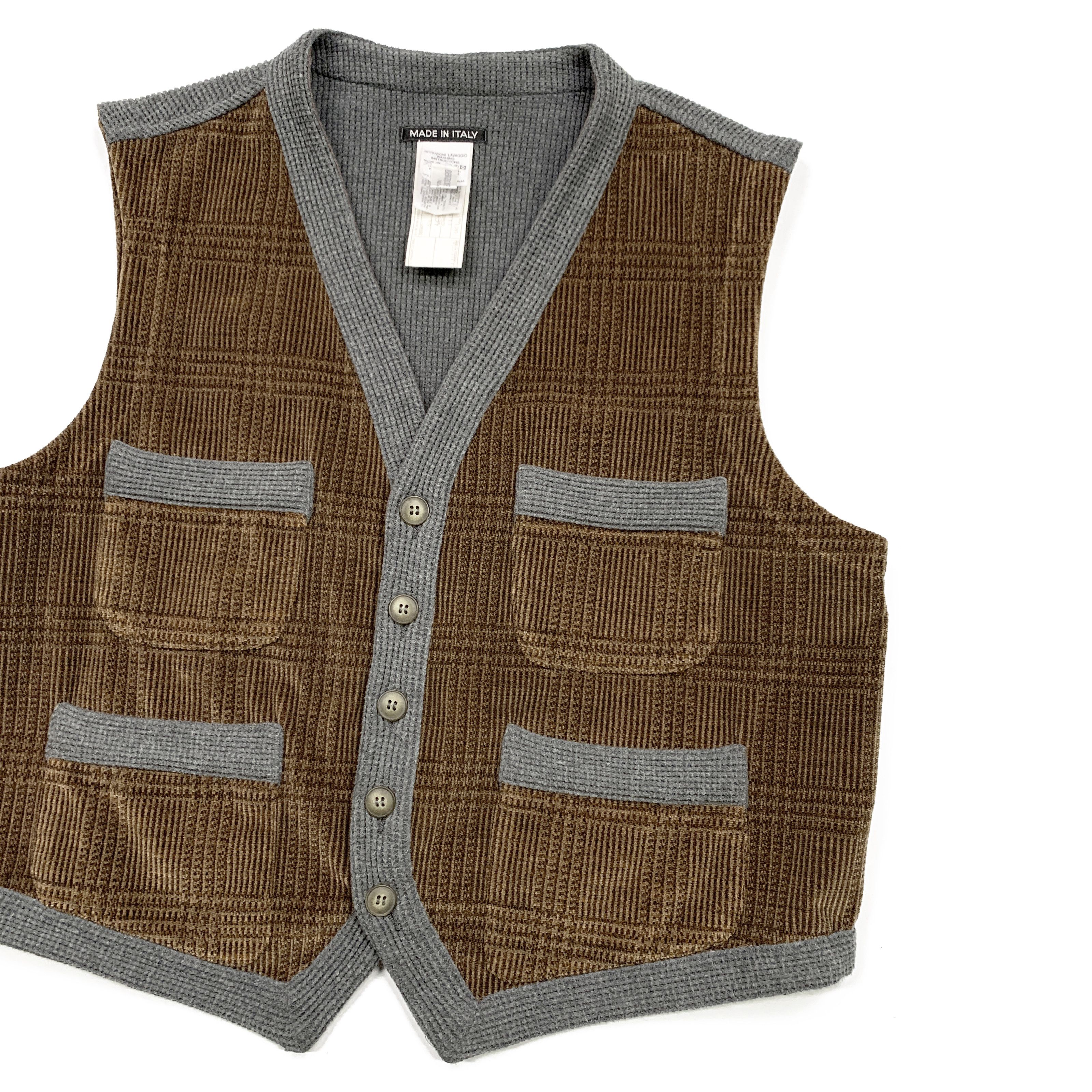 Giorgio Armani 80s-90s Hybrid Vest / Gillet Size US M / EU 48-50 / 2 - 4 Thumbnail