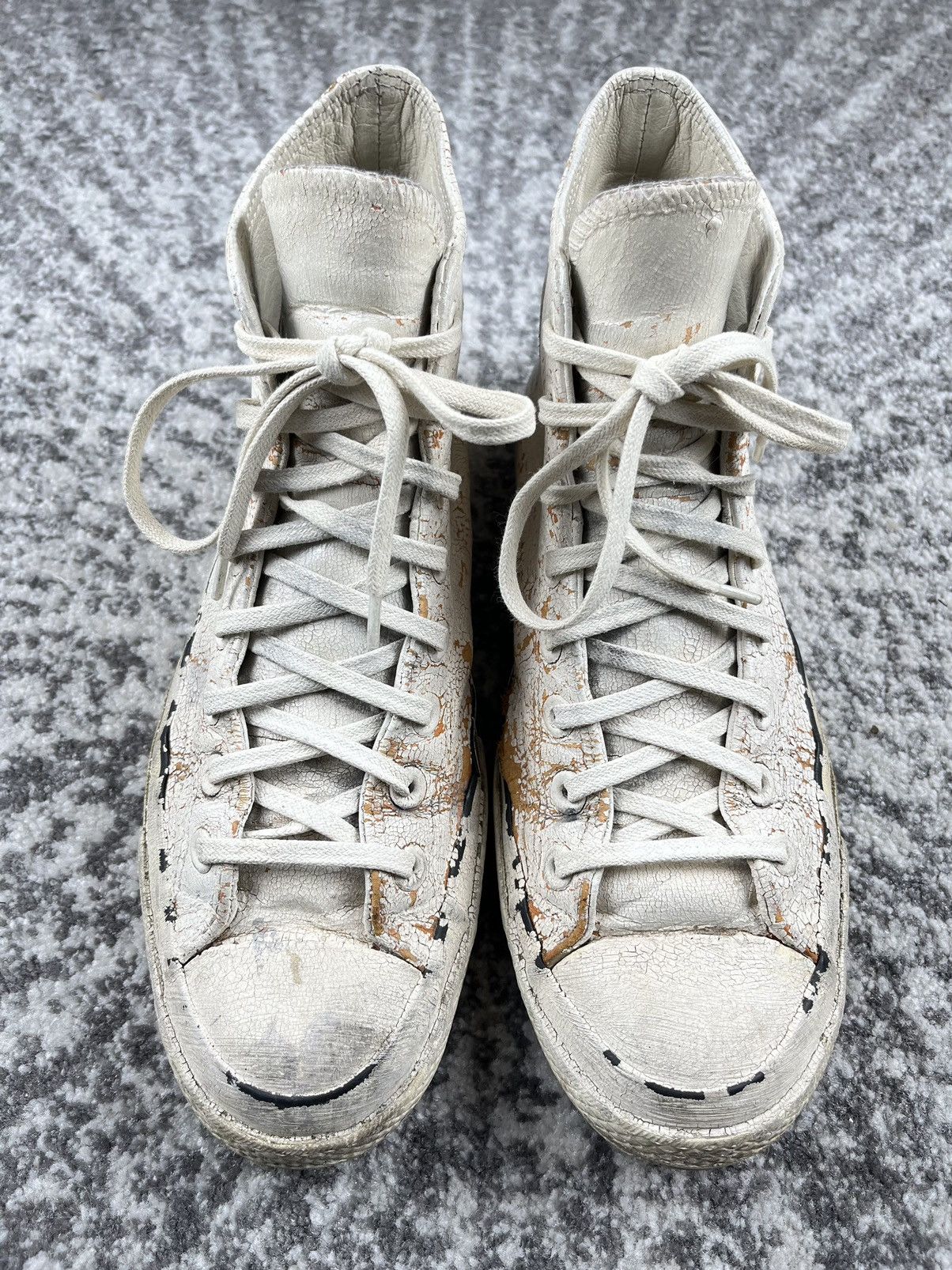 Converse × Maison Margiela Maison Margiela Painted Converse Chuck Taylor All Star Hi Size US 8 / EU 41 - 4 Thumbnail