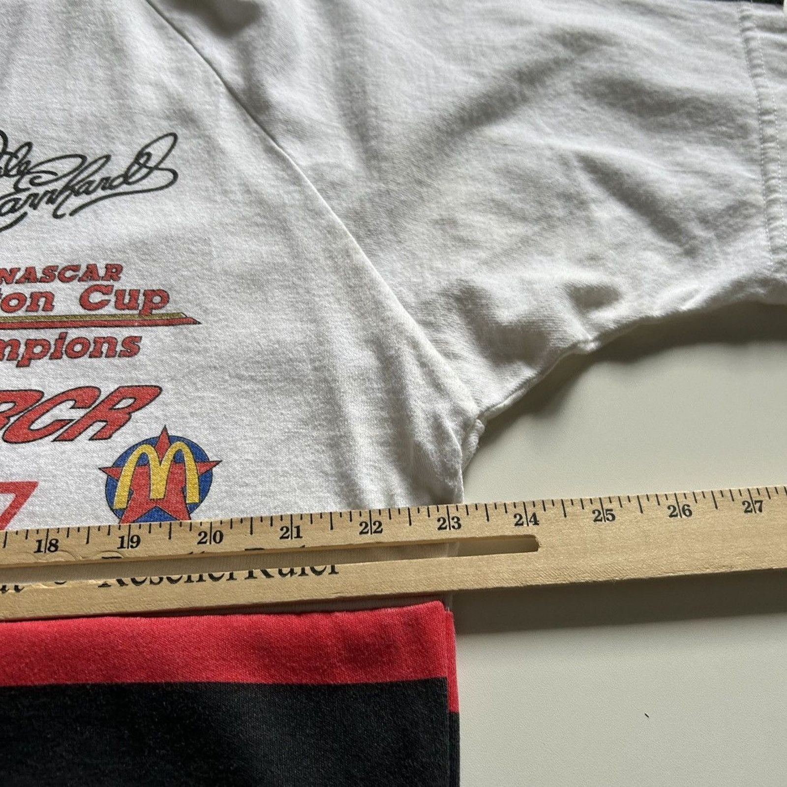 Chase Authentics Vintage 90s NASCAR Dale Earnhardt T Shirt XL Made In USA Size US XL / EU 56 / 4 - 6 Thumbnail