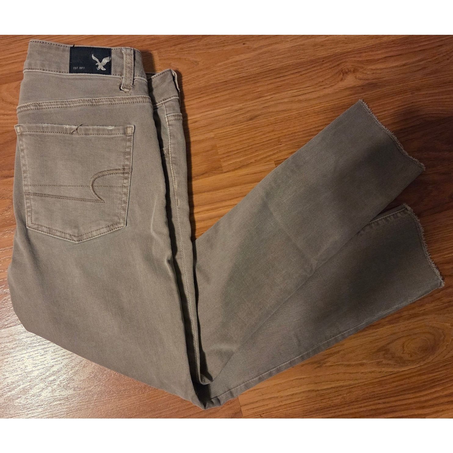 American Eagle Outfitters American Eagle Super Stretch Acid Wash Jeans - Size 6 Size 28" / US 6 / IT 42 - 4 Thumbnail