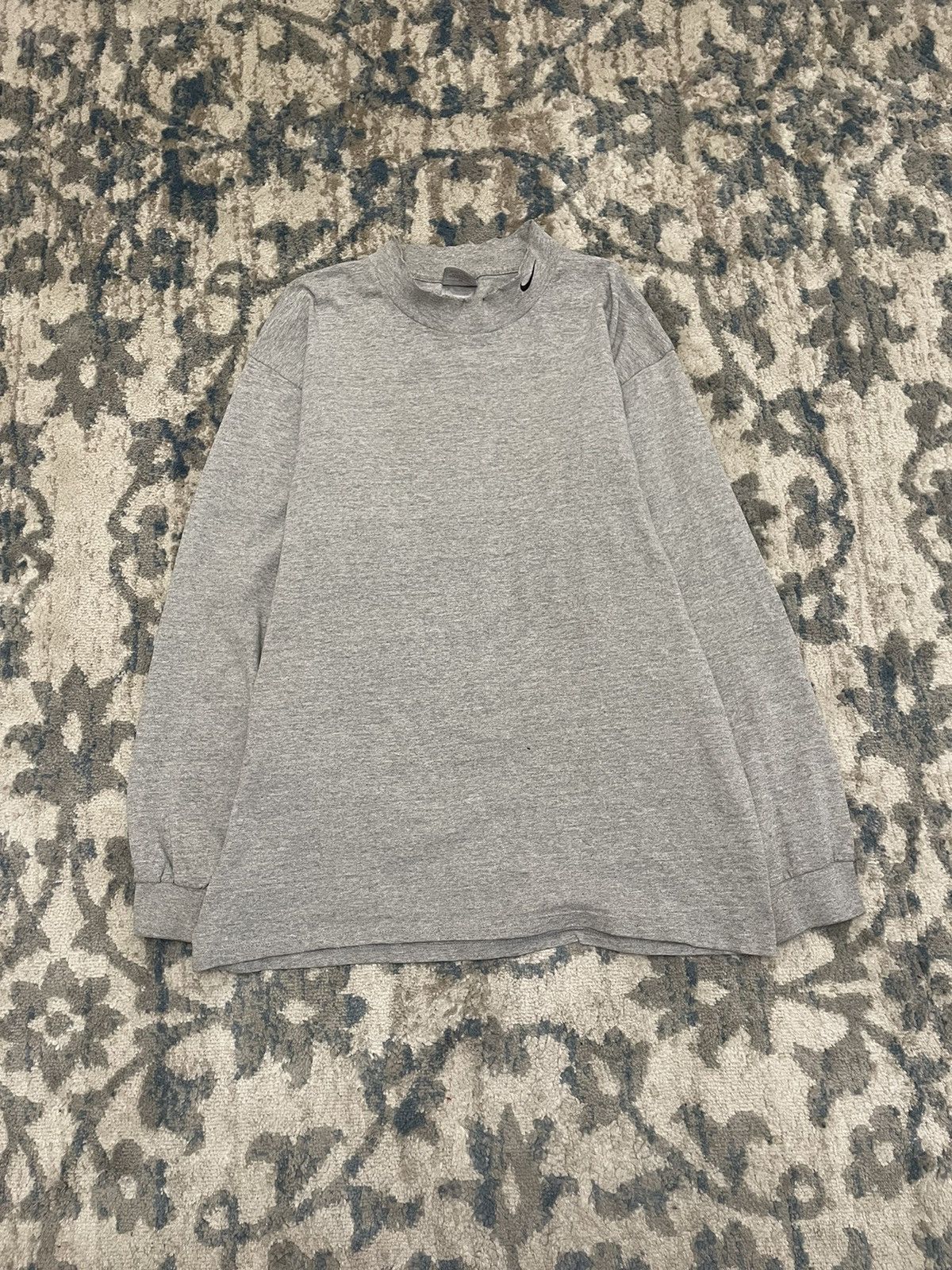 Nike × Supreme Vintage Y2K Nike Grey Swoosh Tee Shirt Size US L / EU 52-54 / 3 - 1 Thumbnail