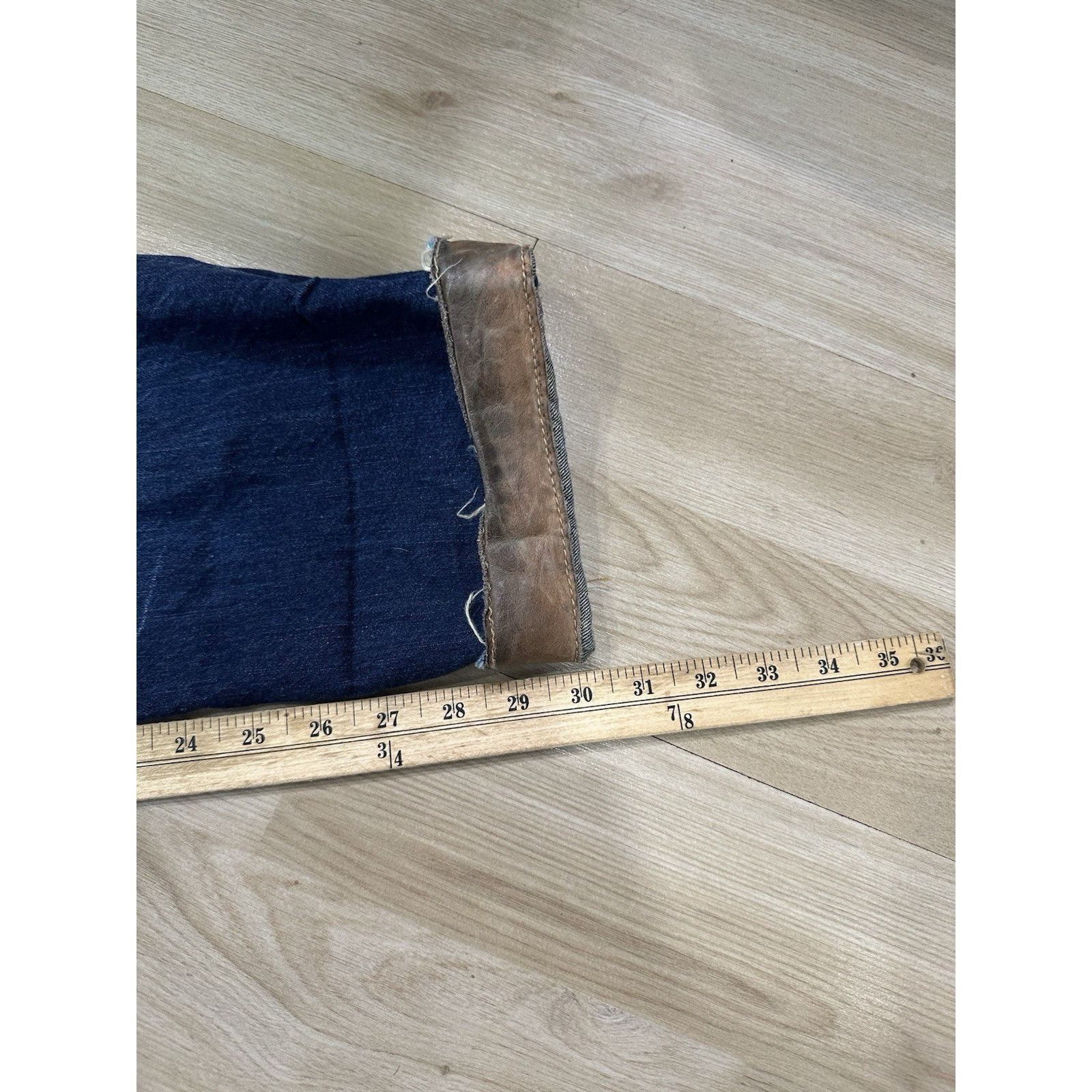 Miss Sixty Vintage Y2K Miss Sixty Jeans! Rare Find Leather Zip Size 29 Size 29" - 7 Thumbnail