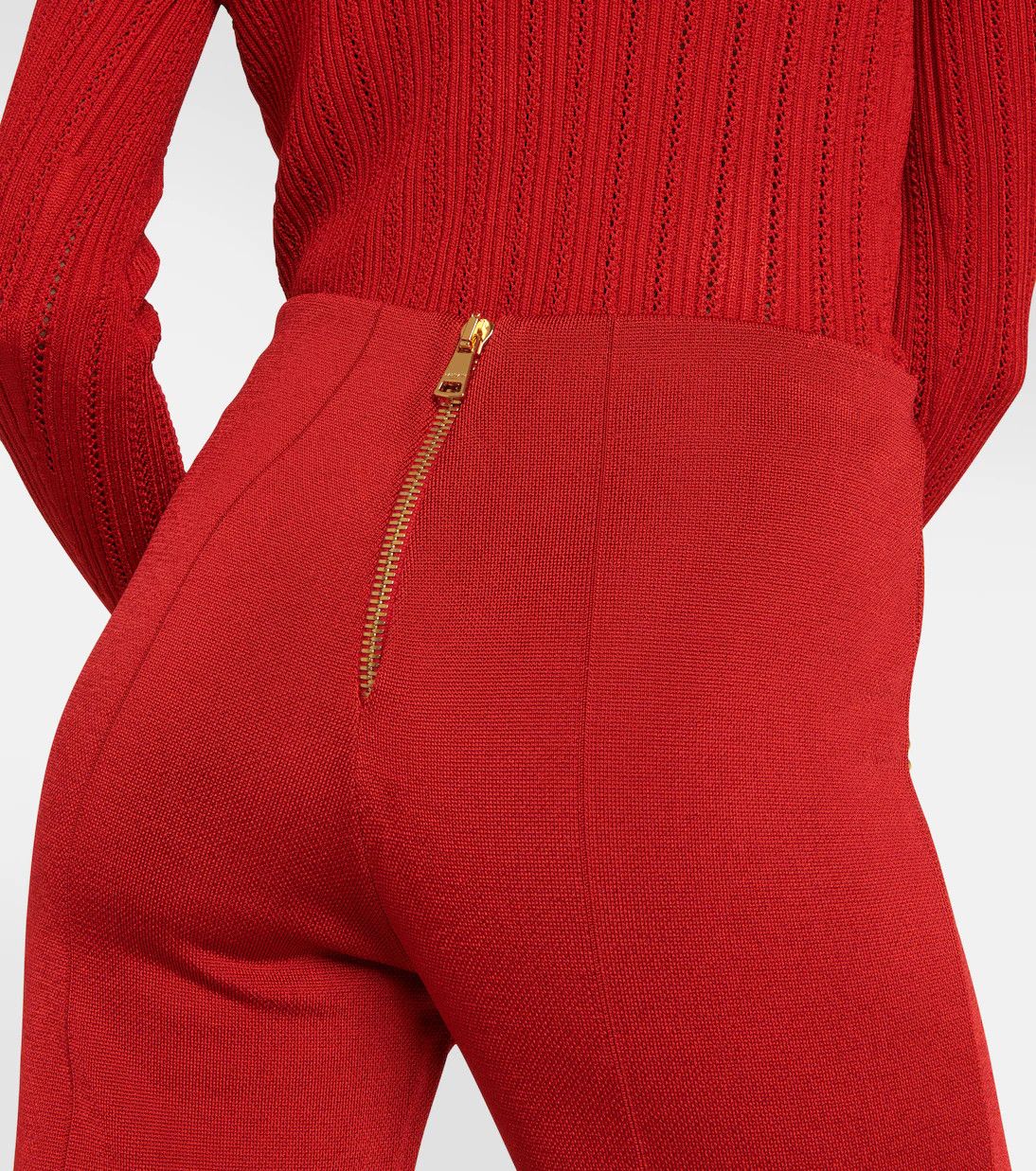 Balmain o1y0625 Sweatpant in Red Size 30" / US 8 / IT 44 - 4 Thumbnail