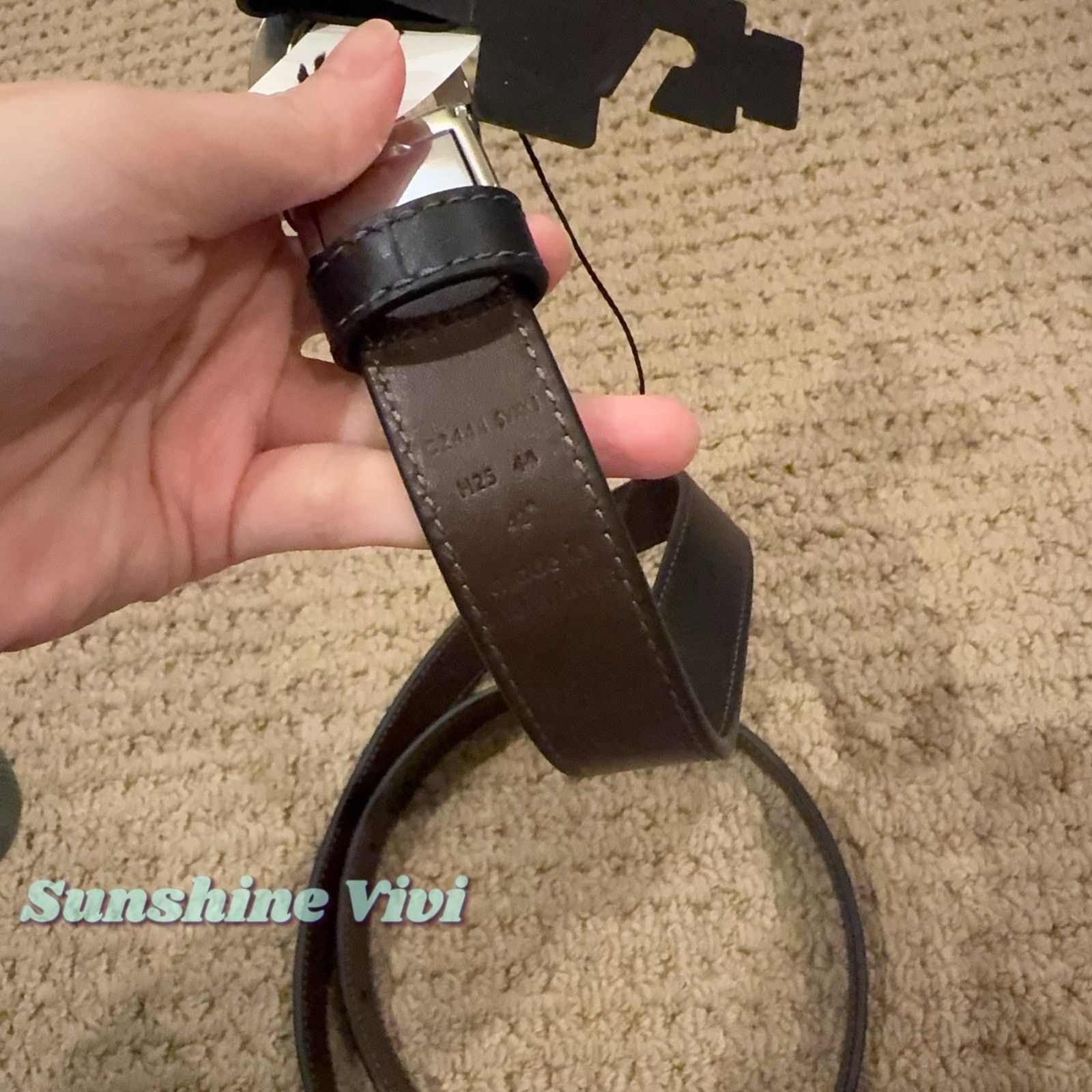 Coach NWT Coach Signature Buckle Cut To Size Belt 25 Mm CZ444 Size ONE SIZE - 6 Thumbnail