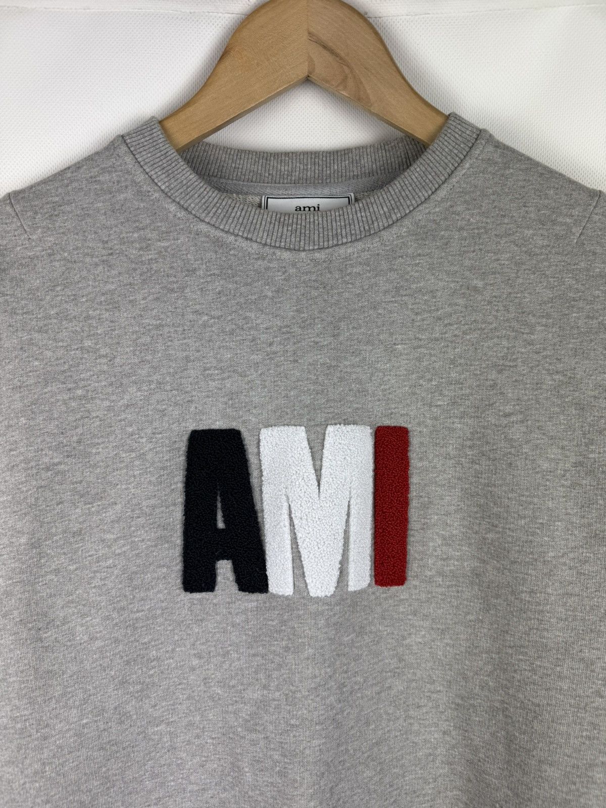 AMI Ami Alexandre Mattiussi Men’s Big Logo Sweatshirt Pullover Size US S / EU 44-46 / 1 - 8 Thumbnail