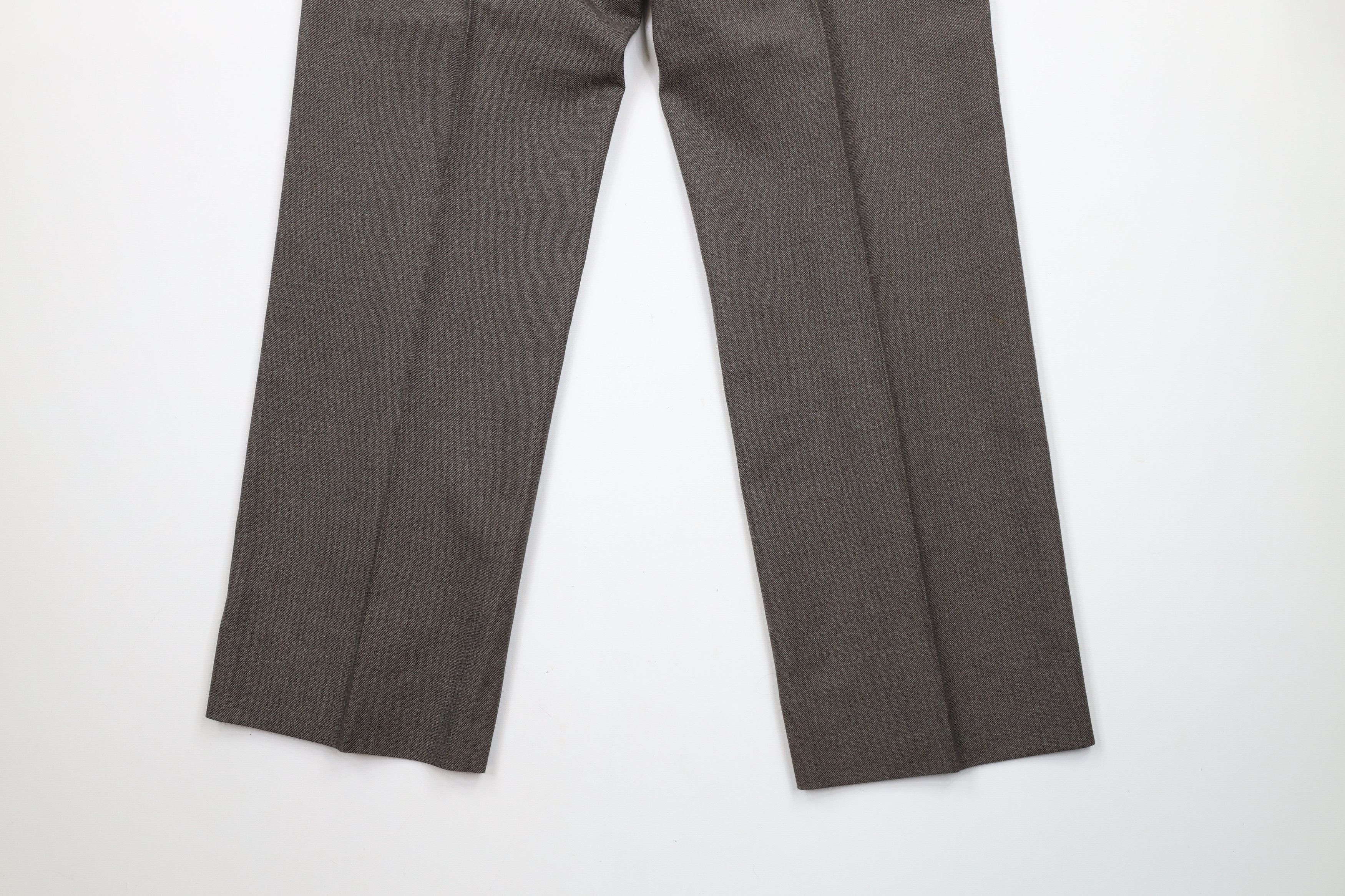 Vintage Vintage 70s 3 Piece Wool Blend Wedding Suit Bell Bottoms Size 40R - 17 Thumbnail