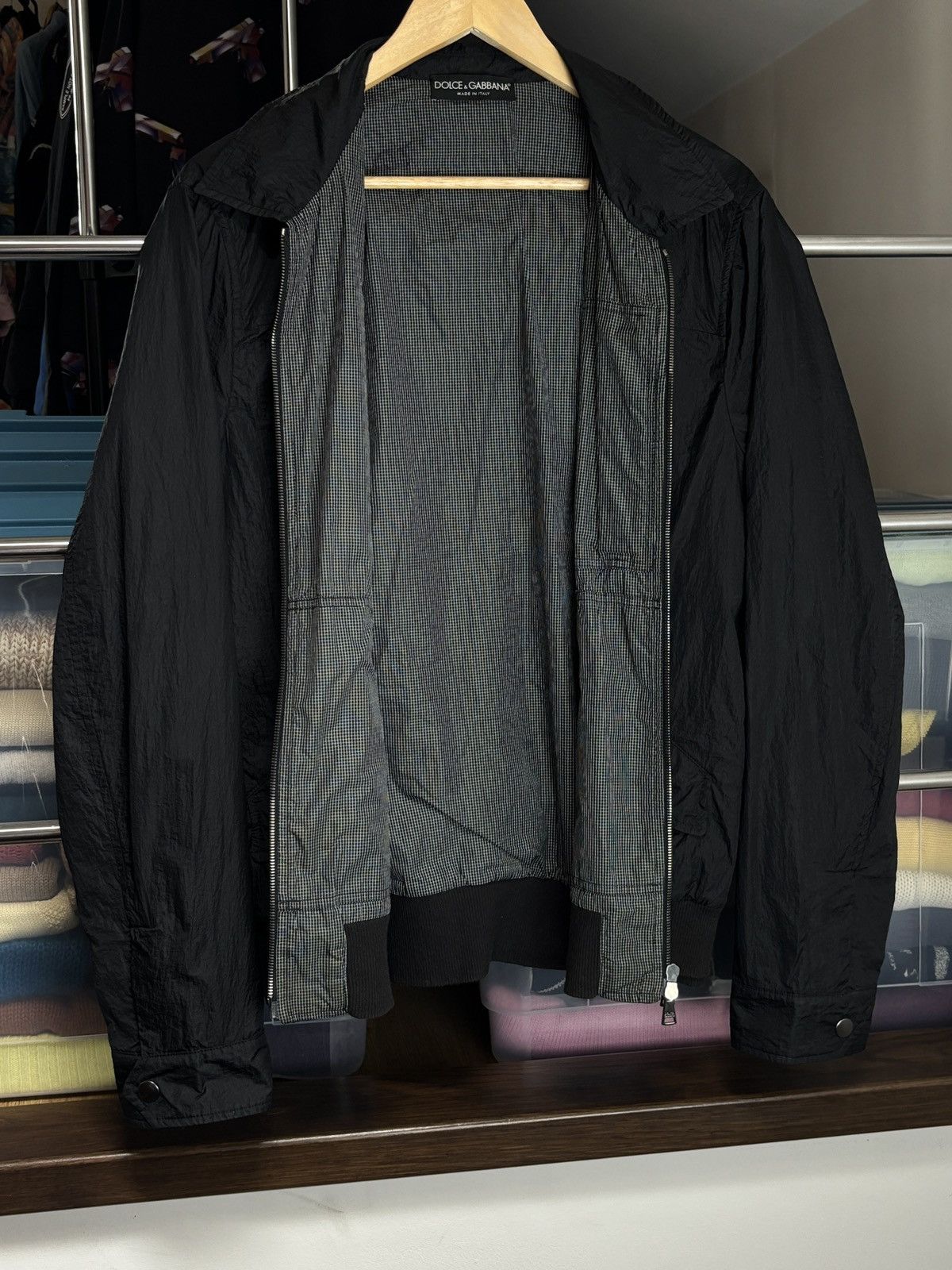 Dolce & Gabbana Dolce & Gabbana Track Light Nylon Jacket Size US L / EU 52-54 / 3 - 4 Thumbnail