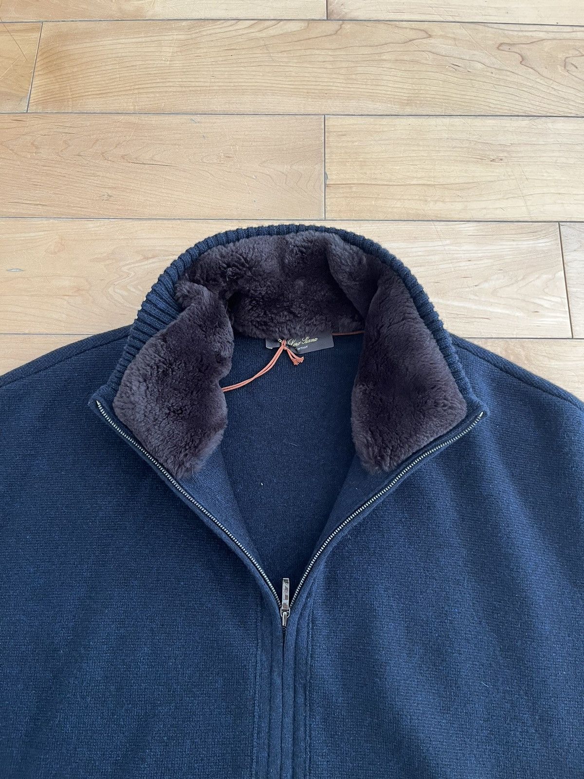 Loro Piana New - Loro Piana Granton Fur & Cashmere Bomber Jacket Size US M / EU 48-50 / 2 - 5 Thumbnail