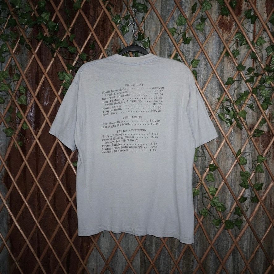Vintage Med-Vintage report card left bank university of Paris 80s T Size US M / EU 48-50 / 2 - 2 Thumbnail