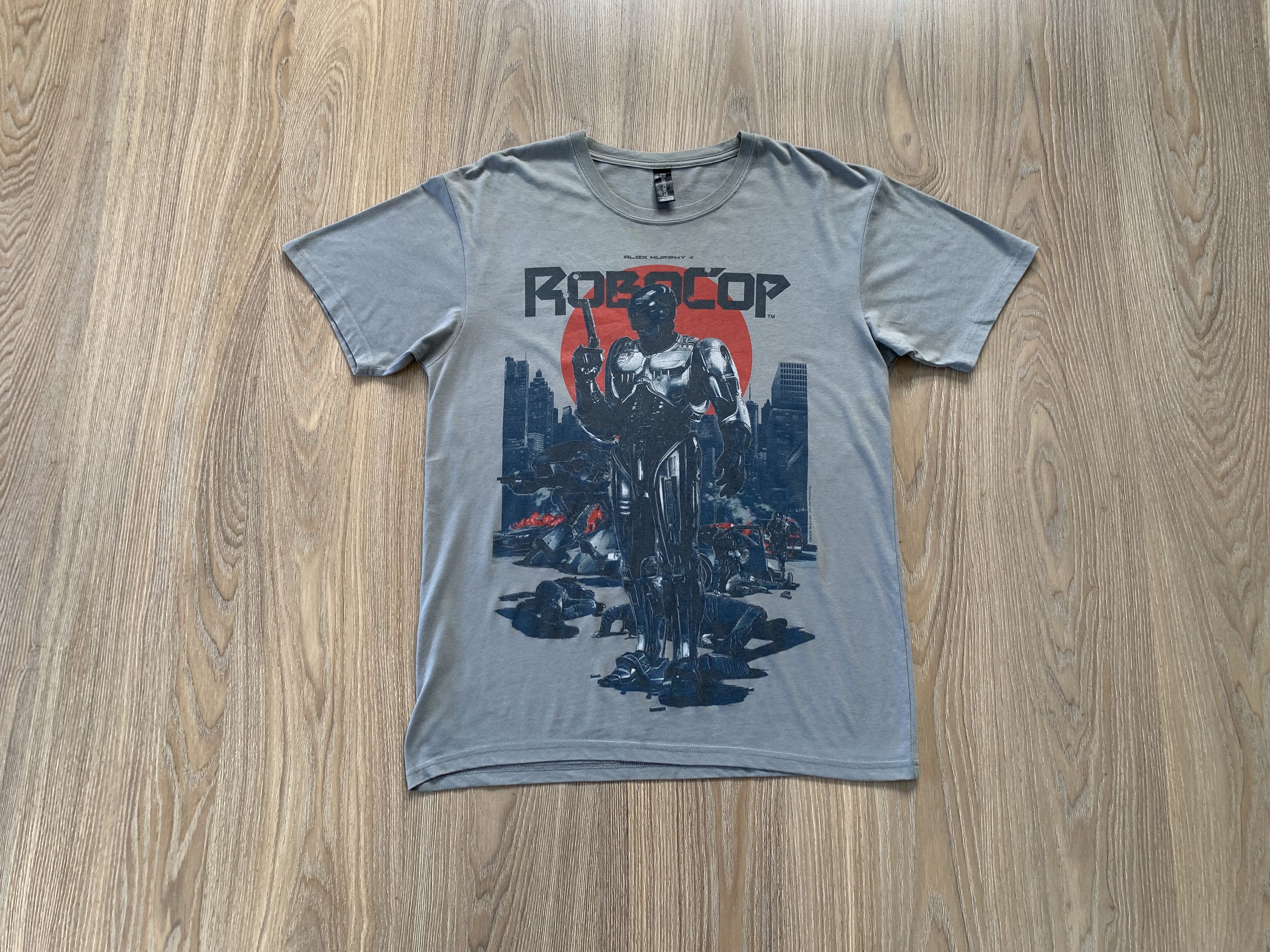 Other Alex Murphy RoboCop Mens Gray Print T-Shirt Size US M / EU 48-50 / 2 - 9 Thumbnail