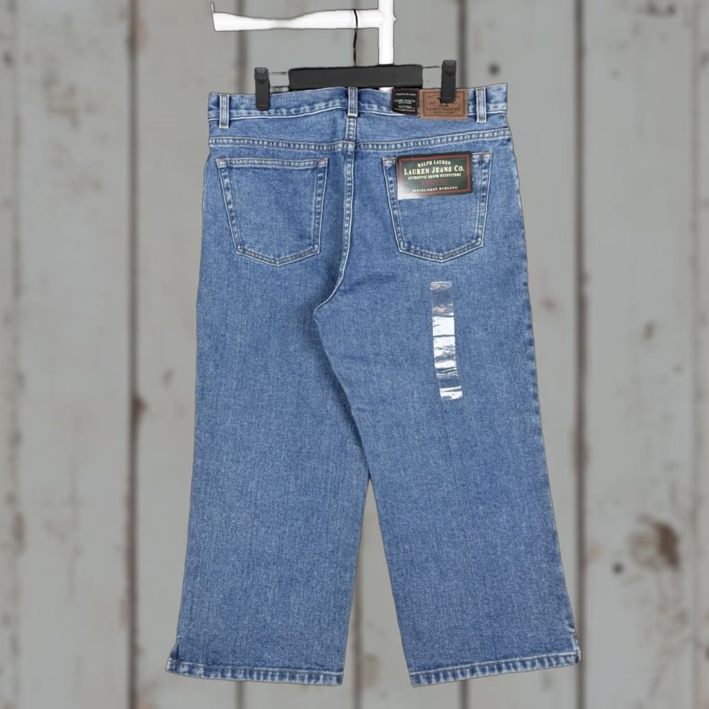 Ralph Lauren VINTAGE Ralph Lauren Denim Carpi Jeans Capri's - Lauren Jeans Capri's - Women's 12 Inseam 21" - 90s Blue Jeans Size 34" / US 12 / IT 48 - 1 Thumbnail