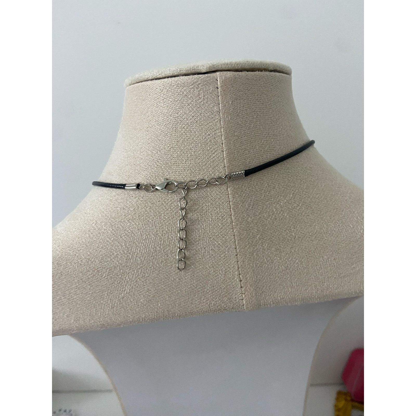 Handmade floral ceramic bead pendant necklace Size ONE SIZE - 3 Thumbnail