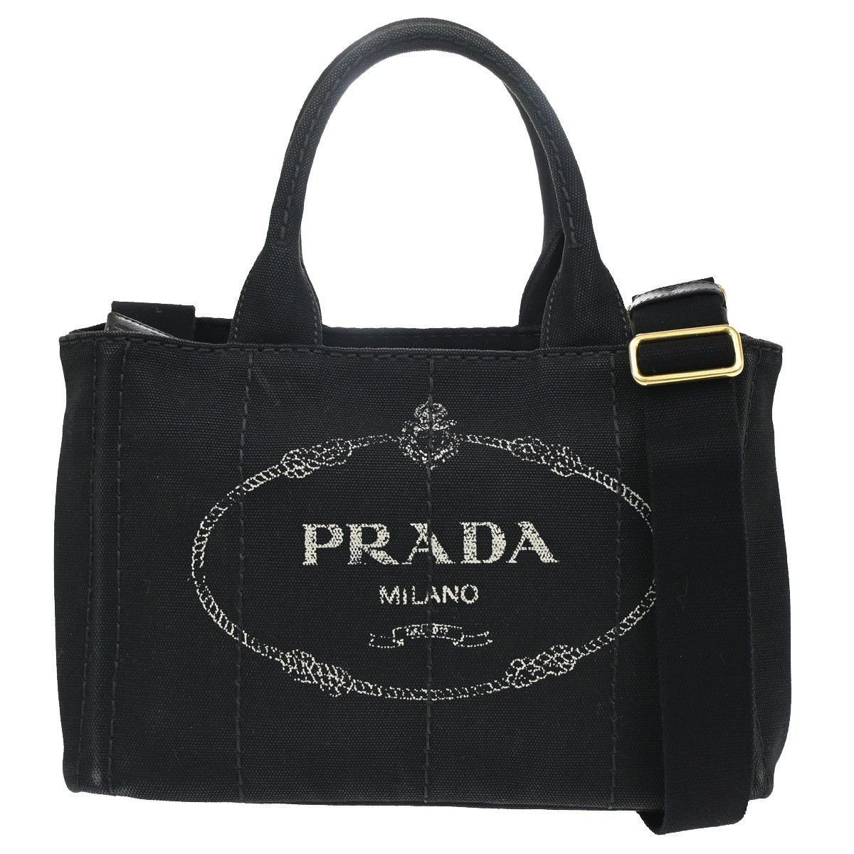 Prada Prada Canapa Convertible Tote Canvas Size ONE SIZE - 1 Thumbnail