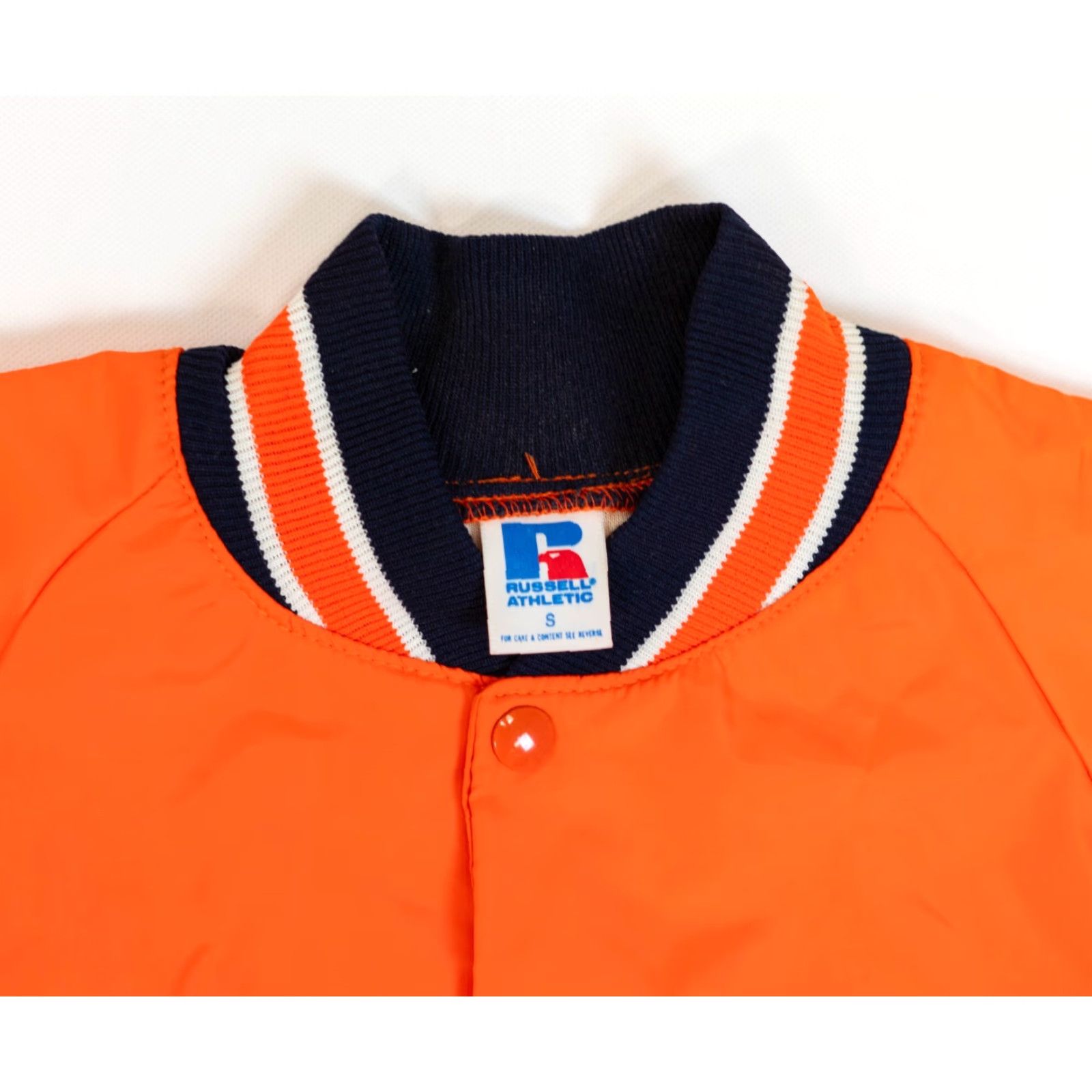 Russell Athletic VINTAGE Russell Athletic Varsity Jacket Men S Orange 80s 90s College University NCAA USA VTG Final Four March Madness Band Collar New Tags Photos? Size US S / EU 44-46 / 1 - 2 Thumbnail