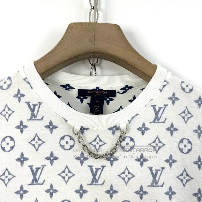 Louis Vuitton Louis Vuitton Classic old flower full printed logo chain T Size US M / EU 48-50 / 2 - 3 Thumbnail