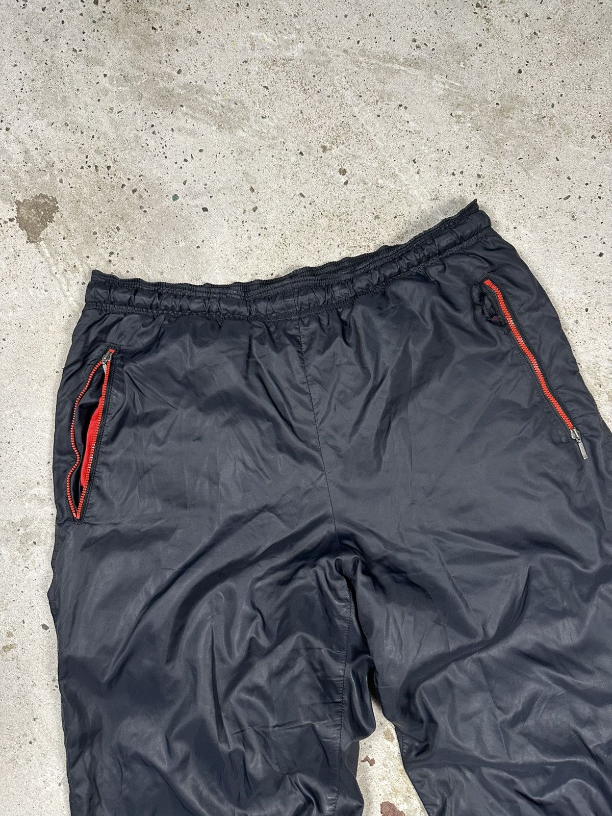 Nike Vintage Y2K Nike Baggy Black Track Pants Swoosh Spellout Size US 32 / EU 48 - 7 Thumbnail