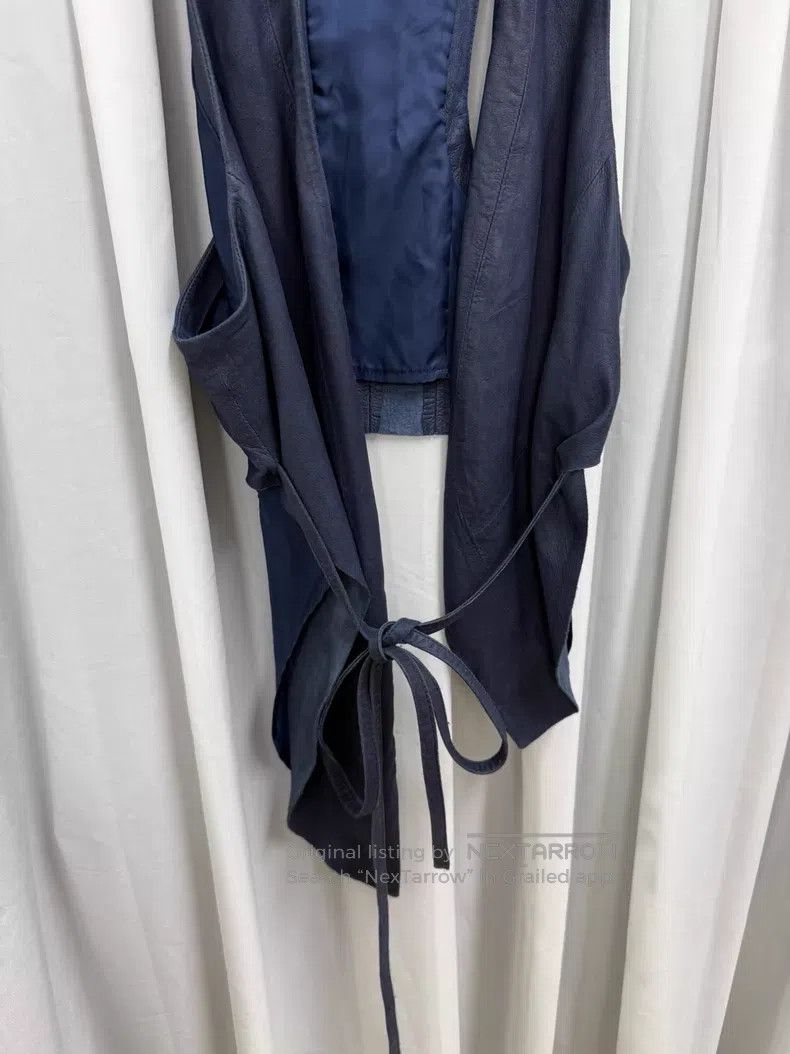 Helmut Lang Helmut Lang Sheer panelled sleeveless top with tie-back de Size S / US 4 / IT 40 - 4 Thumbnail