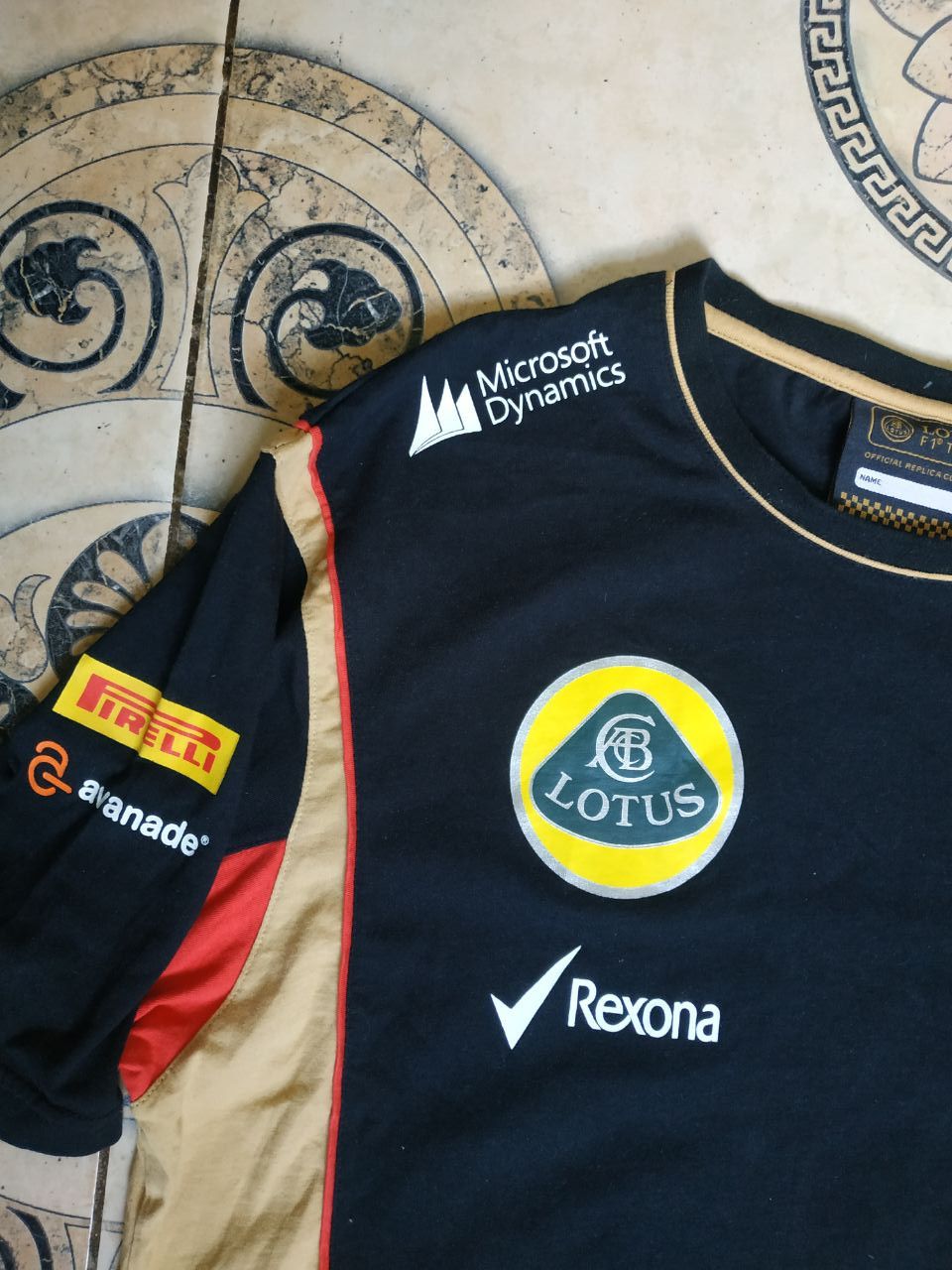 Formula 1 Vintage Lotus F1 Team 2014 Racing T-Shirt Blokecore Tee Size US XL / EU 56 / 4 - 14 Thumbnail