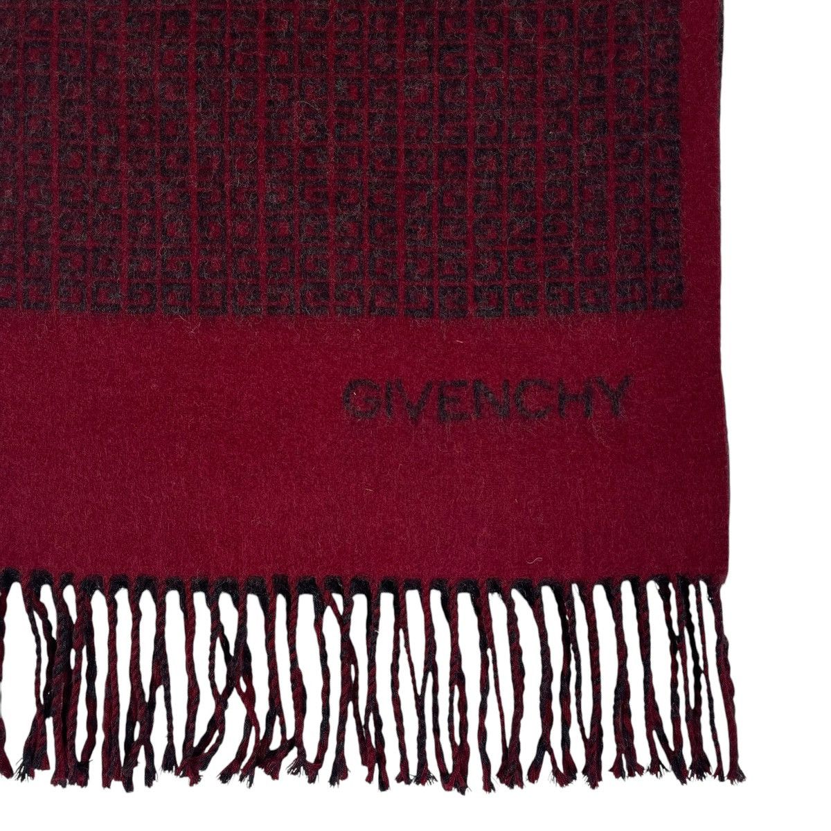 Givenchy × Vintage Vintage Givenchy Japan Cashmere Scarf Muffler Size ONE SIZE - 6 Thumbnail
