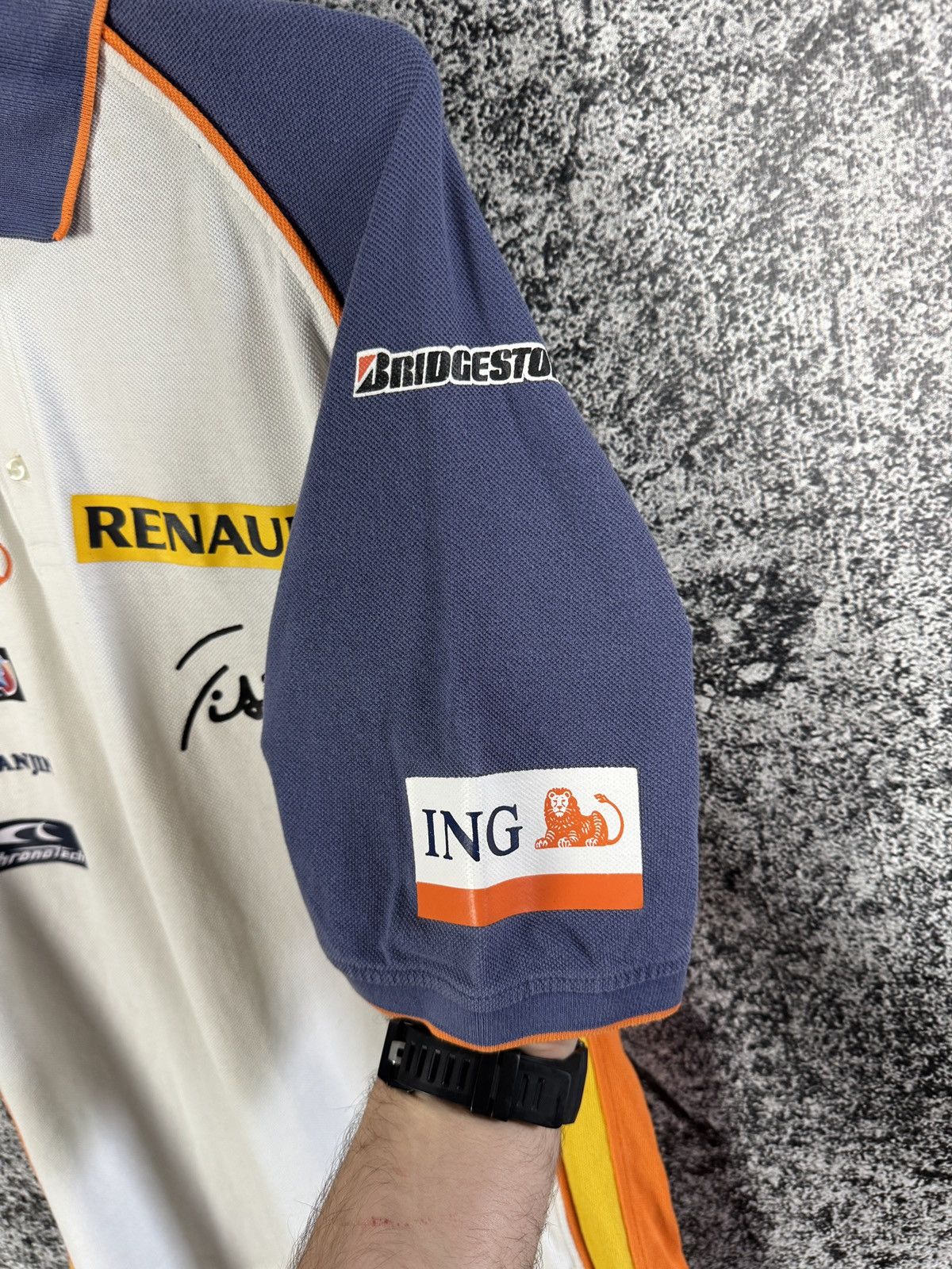 Formula 1 × Vintage Renault F1 Team Racing Polo Shirt ING ELG Vintage Size M Size US M / EU 48-50 / 2 - 9 Thumbnail