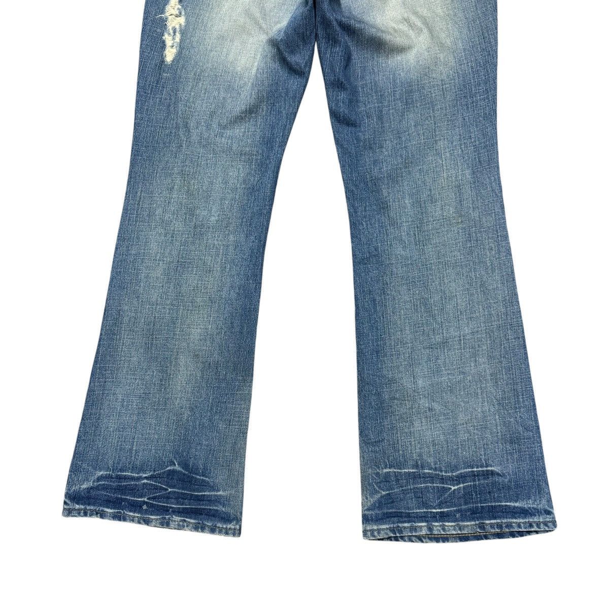 PPFM PPFM Repaired Denim Flare Jeans Size US 30 / EU 46 - 16 Thumbnail