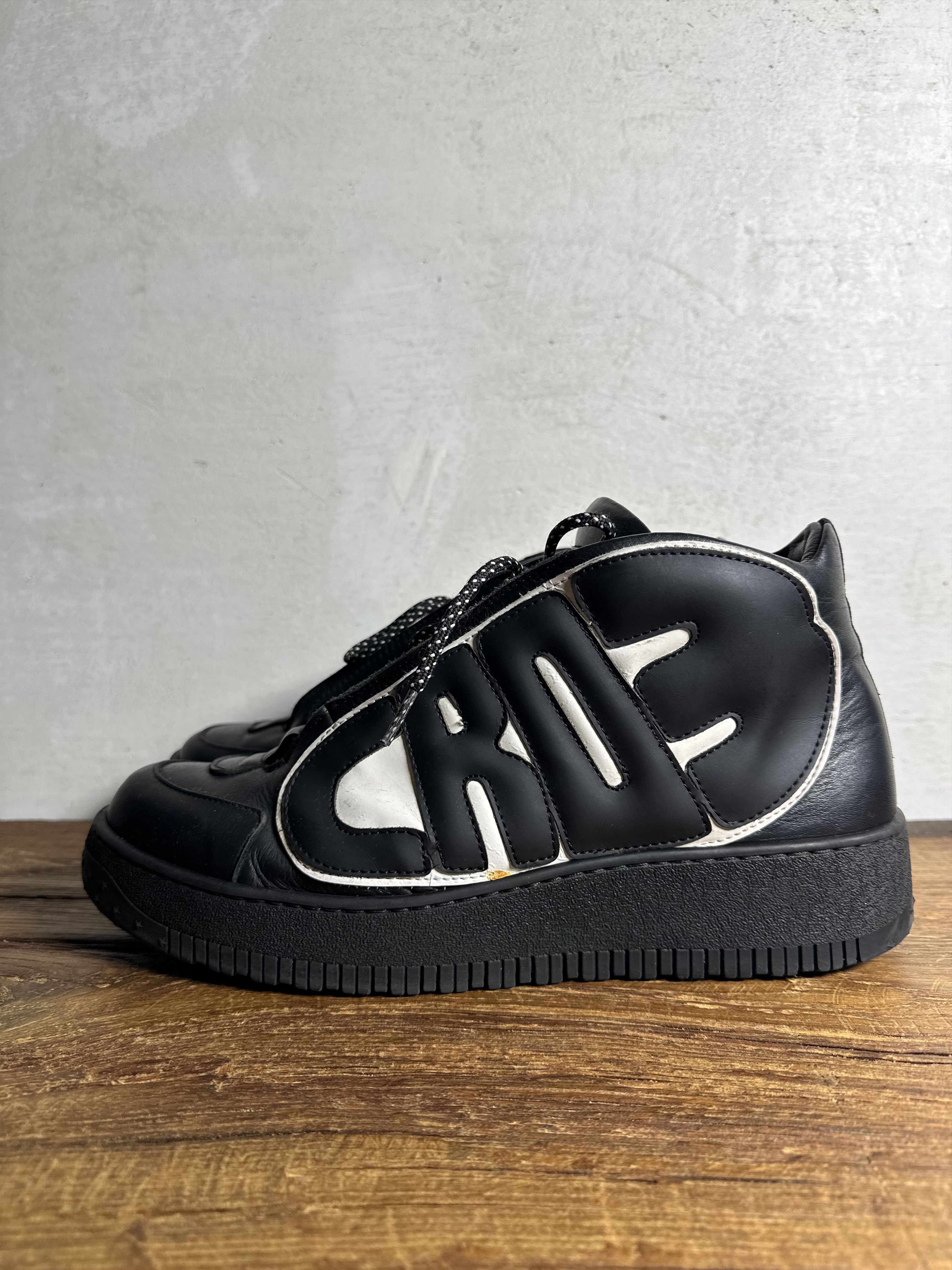 Point Zero Cristianzerotre CR03 Leather Sneakers Size US 11 / EU 44 - 4 Thumbnail