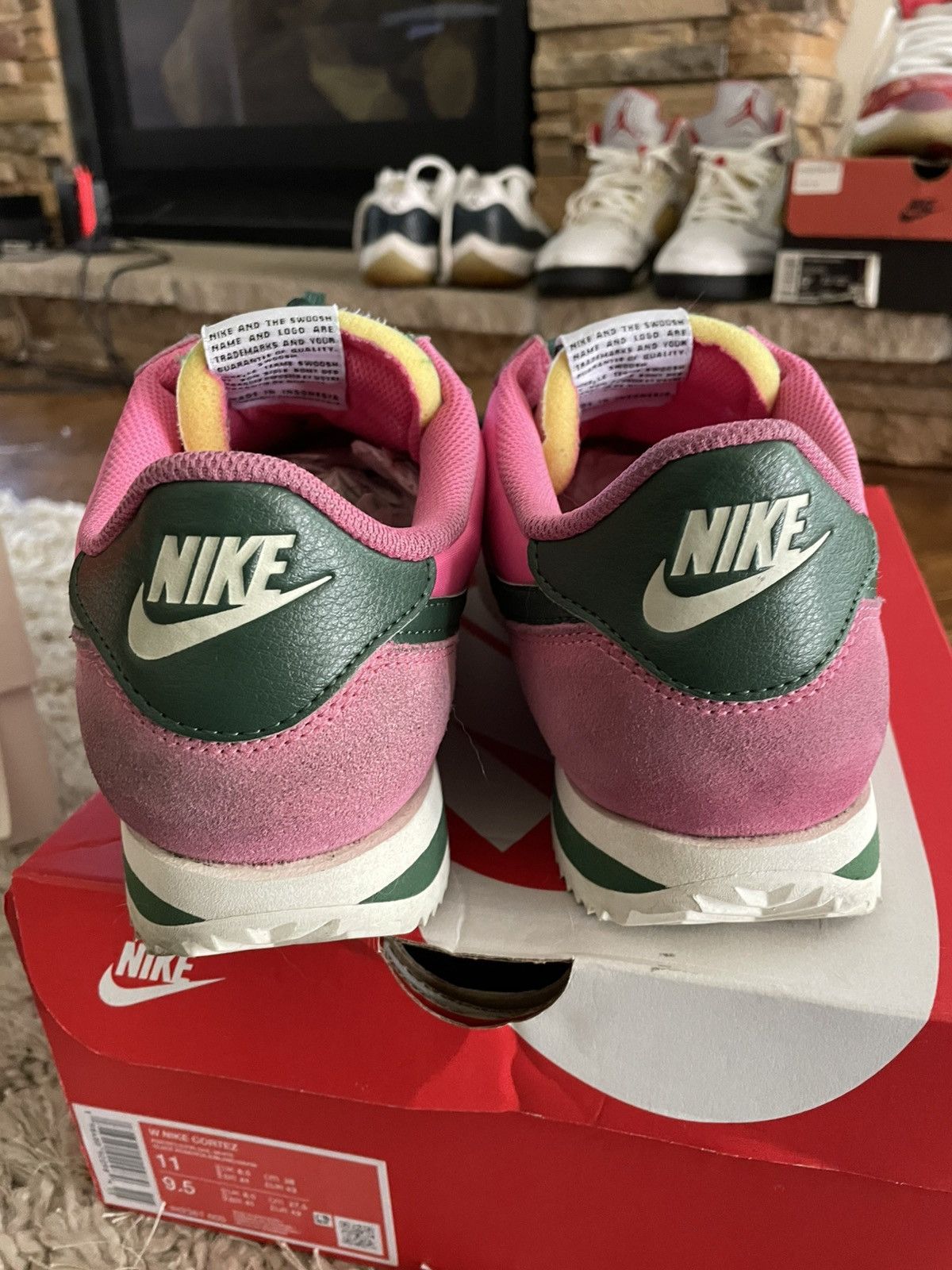 Nike Nike Wmns Cortez ‘ Pinksicle Fir’ Size US 9.5 / EU 42-43 - 7 Thumbnail
