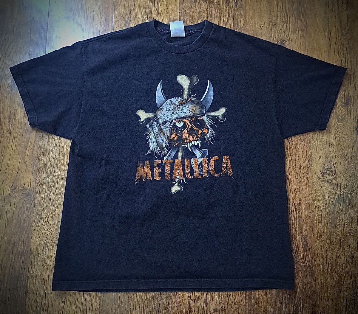 image of Band Tees x Metallica Pushead X T-Shirt in Black, Men's (Size 2XL)