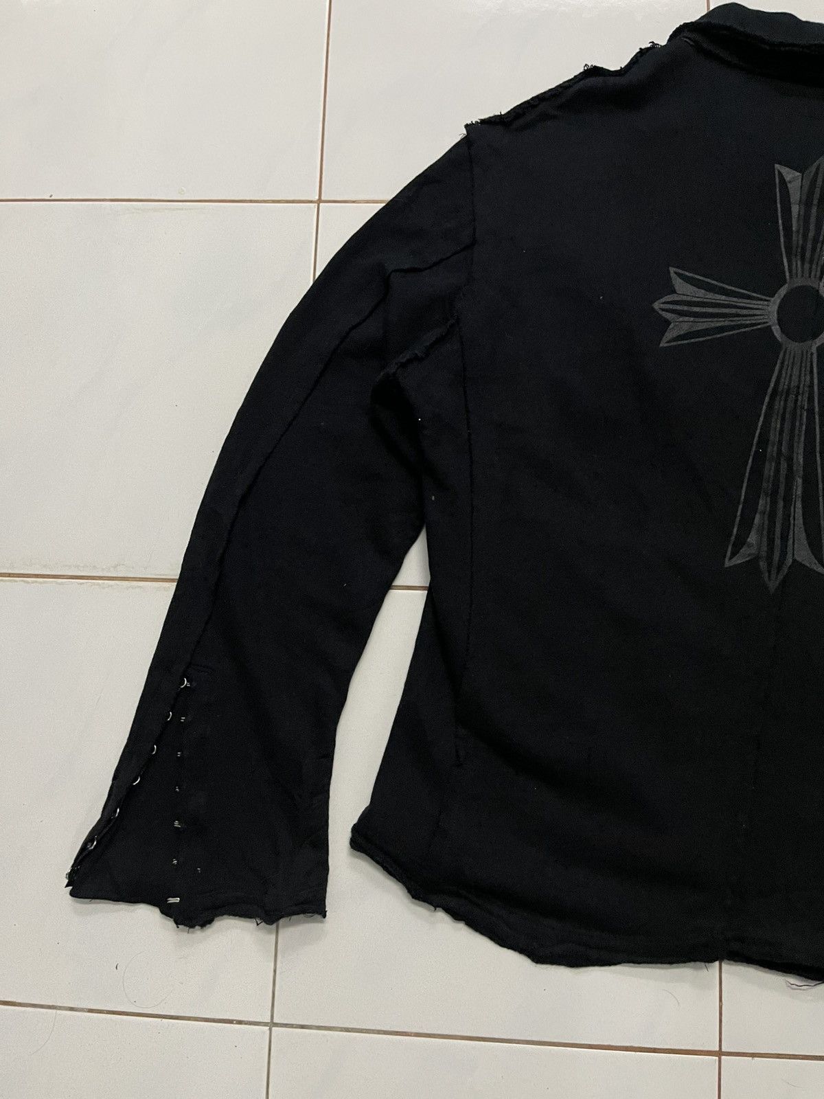 If Six Was Nine 2000s SEMANTIC DESIGN COTTON JACKET CROSS DESIGN Size US L / EU 52-54 / 3 - 15 Thumbnail