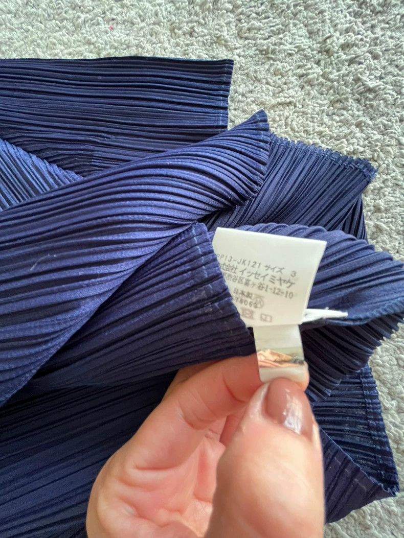 Issey Miyake issey miyake size:3 Navy blue short-sleeved top Size XXS / US 00 / IT 34 - 7 Thumbnail