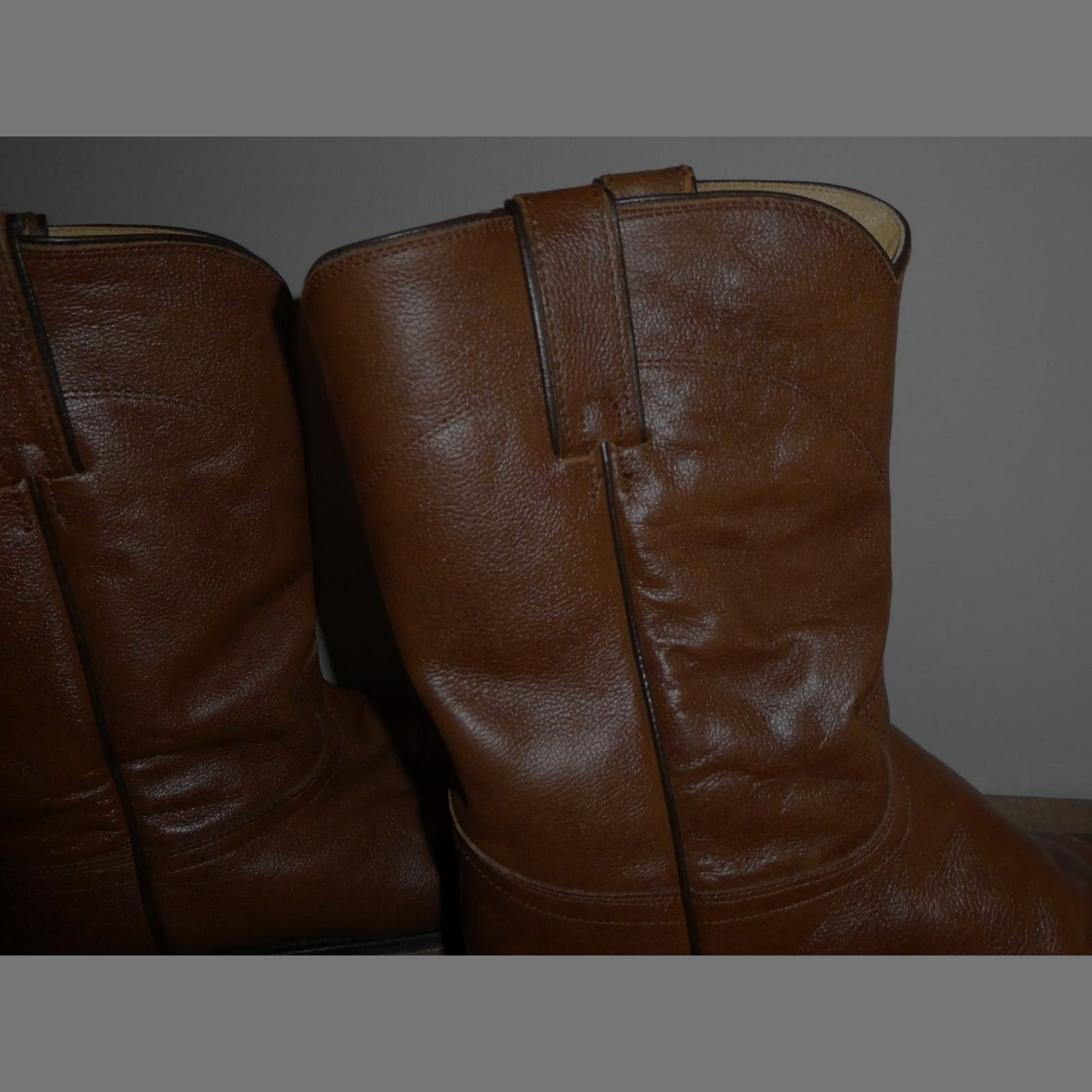 Justin Boots men's JUSTIN roper boots, size: 10D, light brown, 11" height Size US 10 / EU 43 - 1 Thumbnail