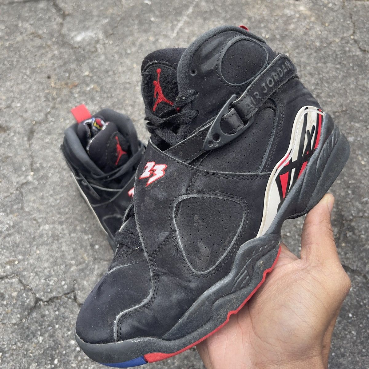 Jordan Brand × Nike 2023 Retro Air Jordan 8 Playoff Mens 5.5 Size US 5.5 / EU 38 - 4 Thumbnail