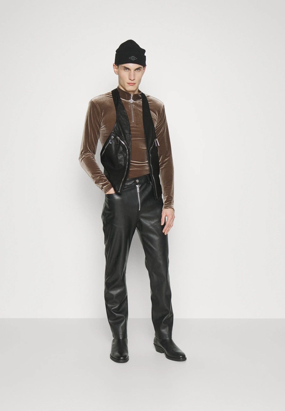 Han Kjobenhavn !DS! SS22 Han Kjobenhavn Half Zip Sharp Brown Long sleeve Size US M / EU 48-50 / 2 - 1 Thumbnail