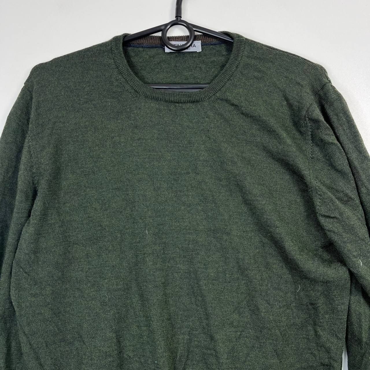 Other Vengera Mens Sweater Green Crew Neck Knit Size 50 Size US L / EU 52-54 / 3 - 2 Thumbnail