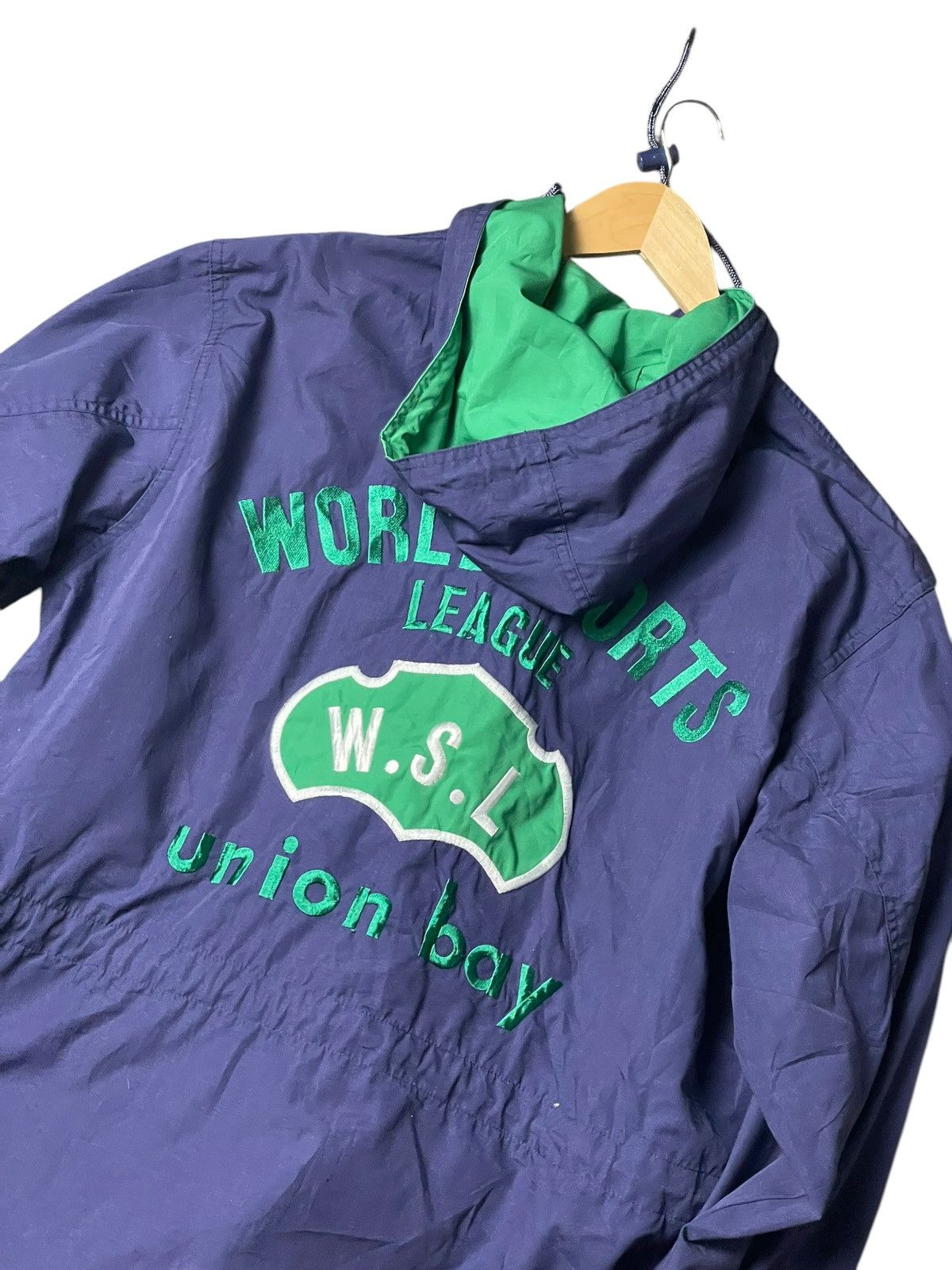 Japanese Brand × UNIONBAY × Vintage Vintage UNION BAY Original Clothing Hooded Jacket (95) Size US L / EU 52-54 / 3 - 9 Thumbnail