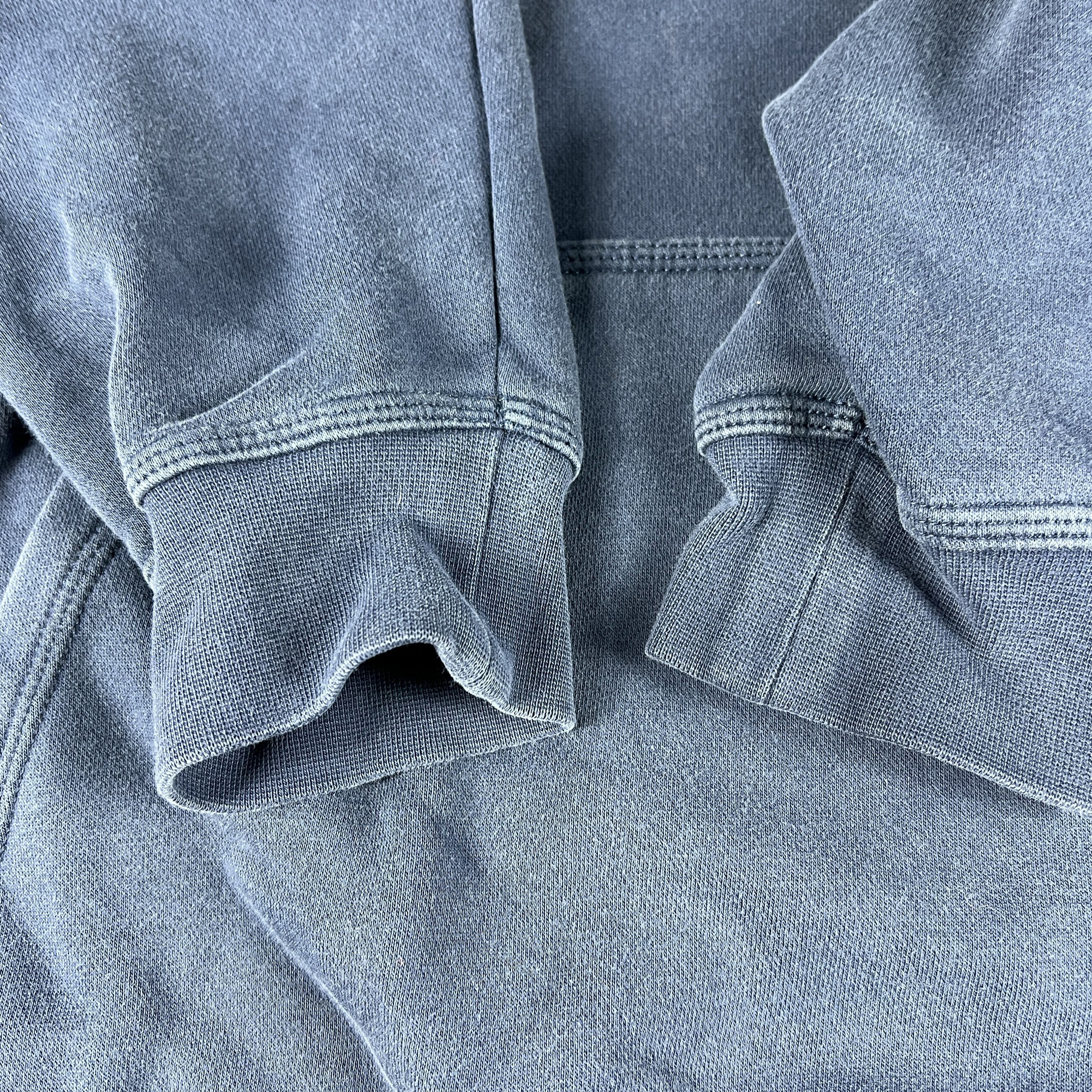 Nike Nike Sweatshirt Blue & White Faded Swoosh Logo Hoodie Size US L / EU 52-54 / 3 - 3 Thumbnail