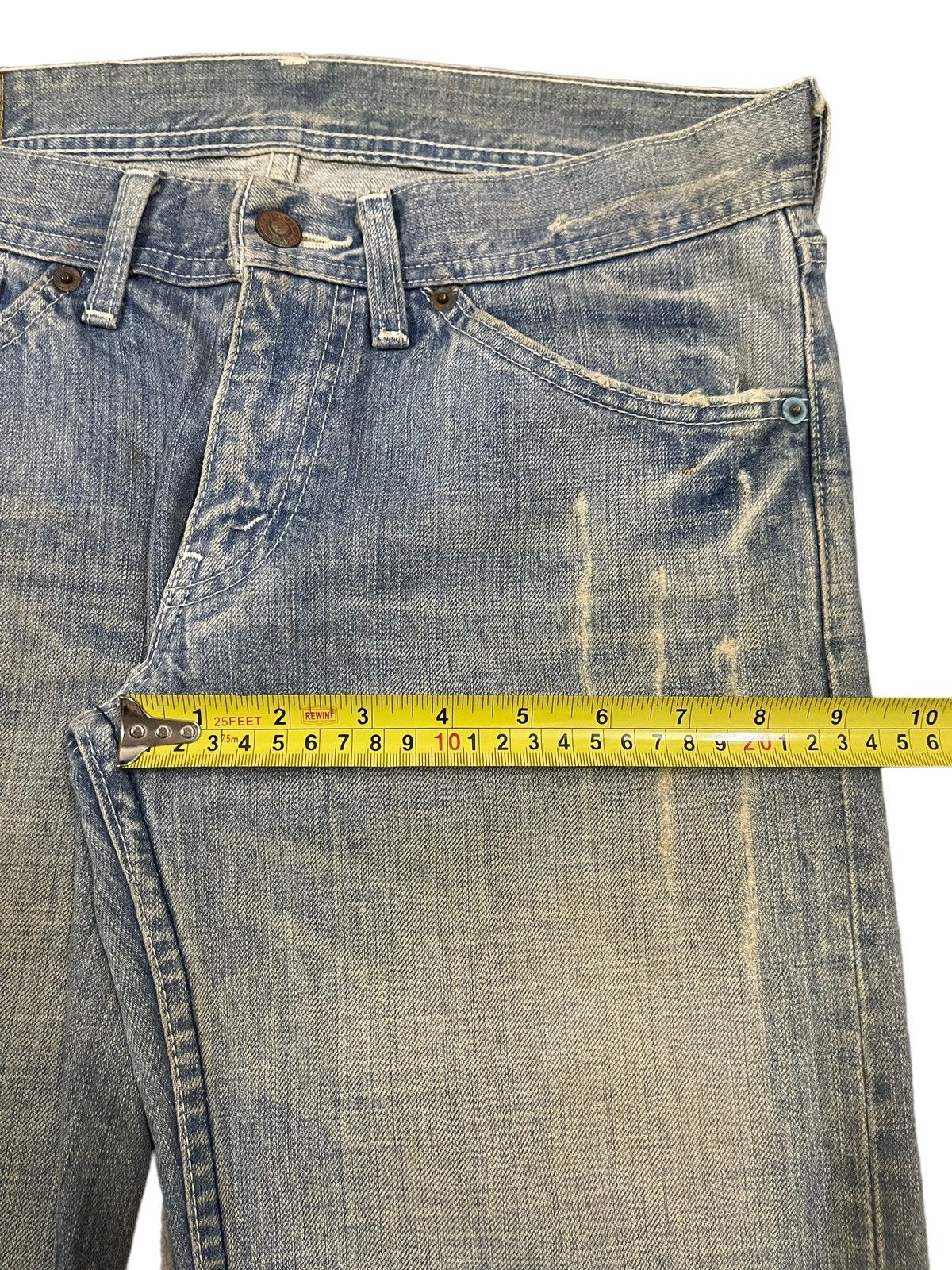 Levi's Vintage 90s Levis Classic Blue Wash Distress Style Jeans Size US 31 - 12 Thumbnail
