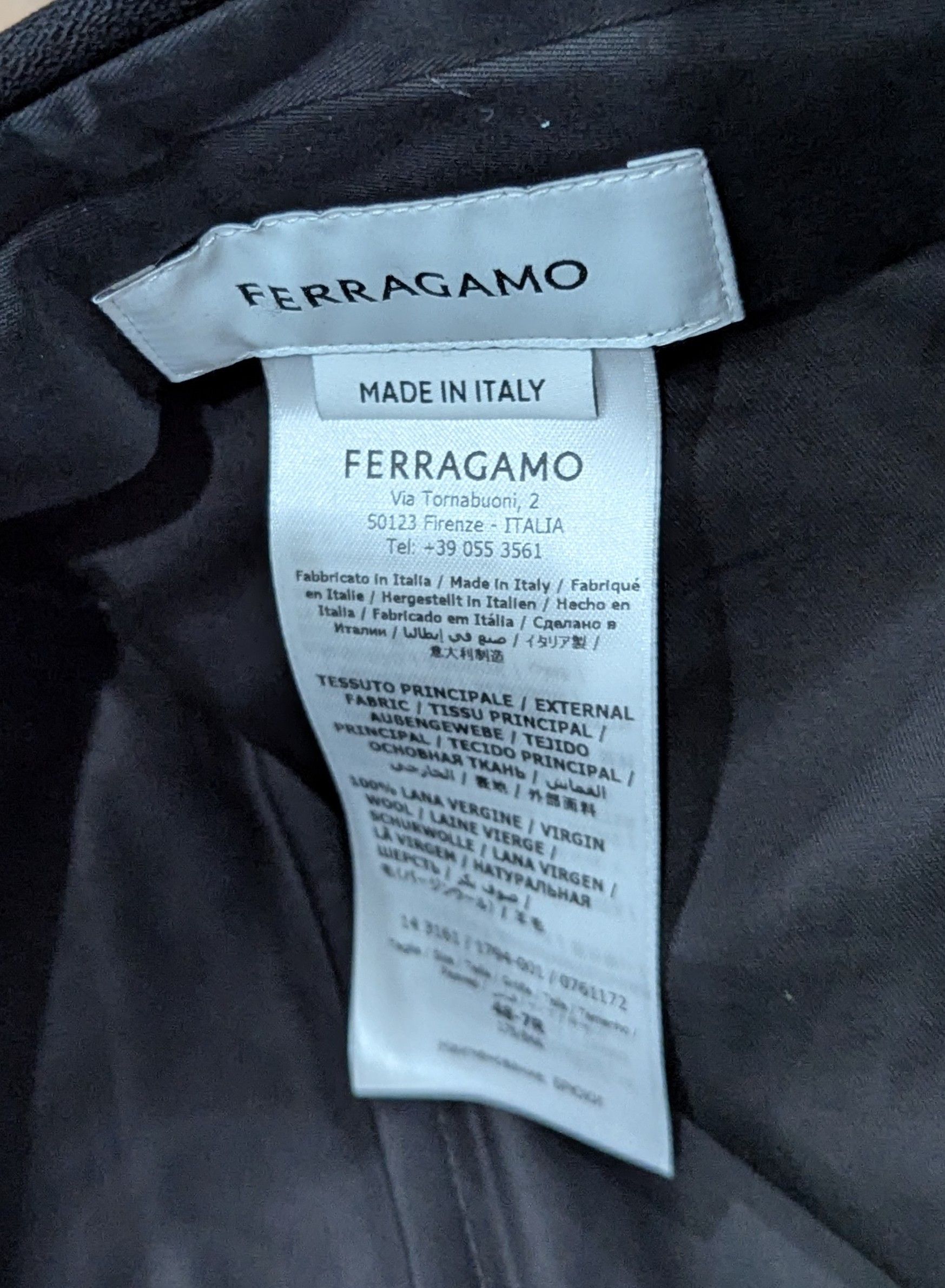 Salvatore Ferragamo Salvatore Ferragamo Satin Inlay Wool Trousers Pants 48 US 32 Size US 32 / EU 48 - 6 Thumbnail