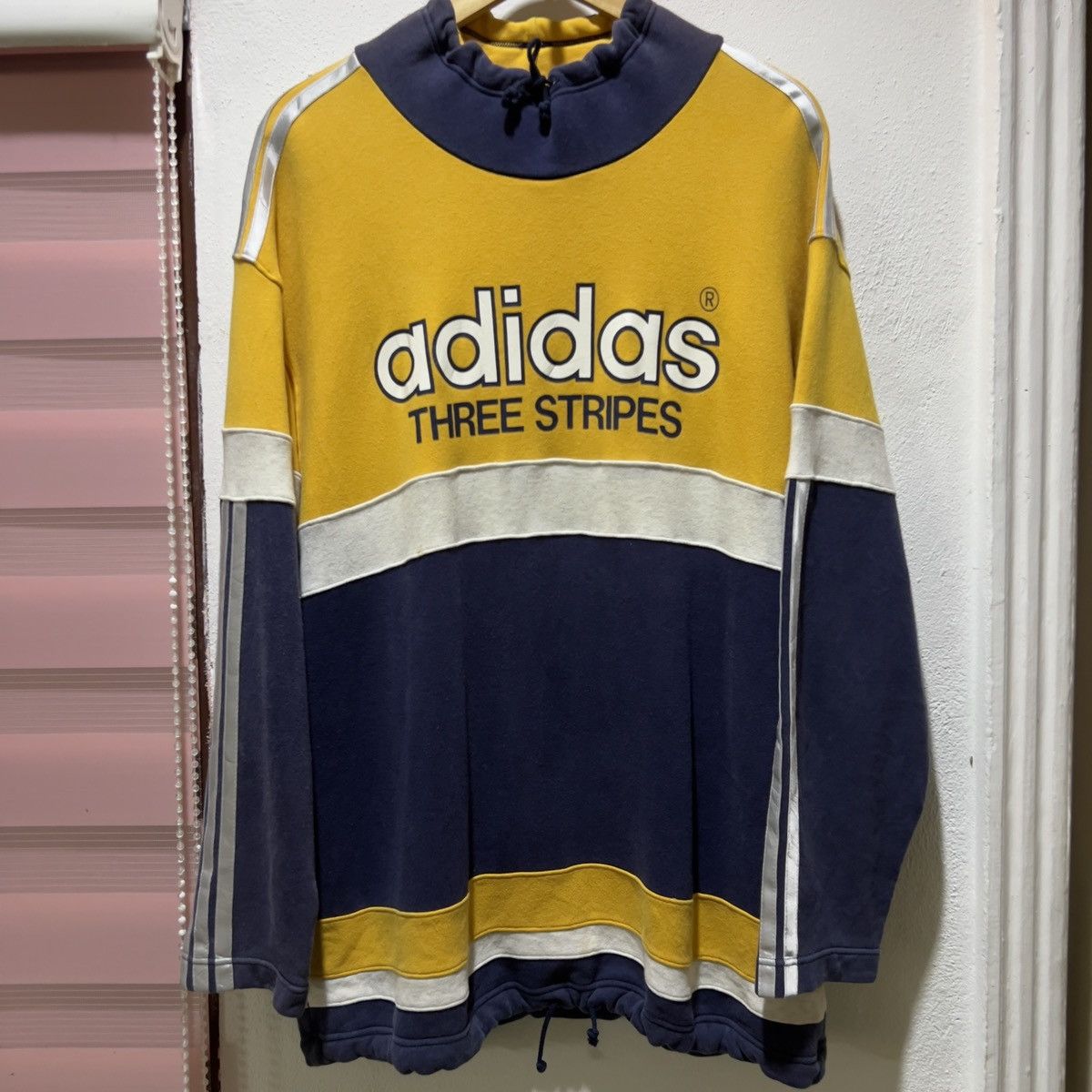 Adidas Adidas Vtg Three Stripe (Japan) Size US XL / EU 56 / 4 - 1 Thumbnail