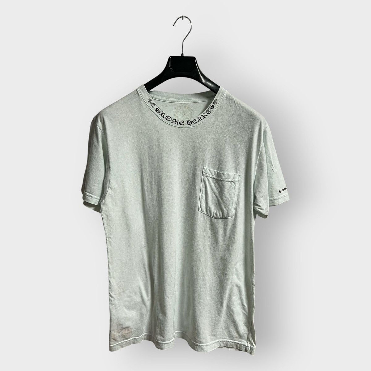 Chrome Hearts RARE! Chrome Hearts Neck Logo Pocket Tee Size US L / EU 52-54 / 3 - 1 Thumbnail