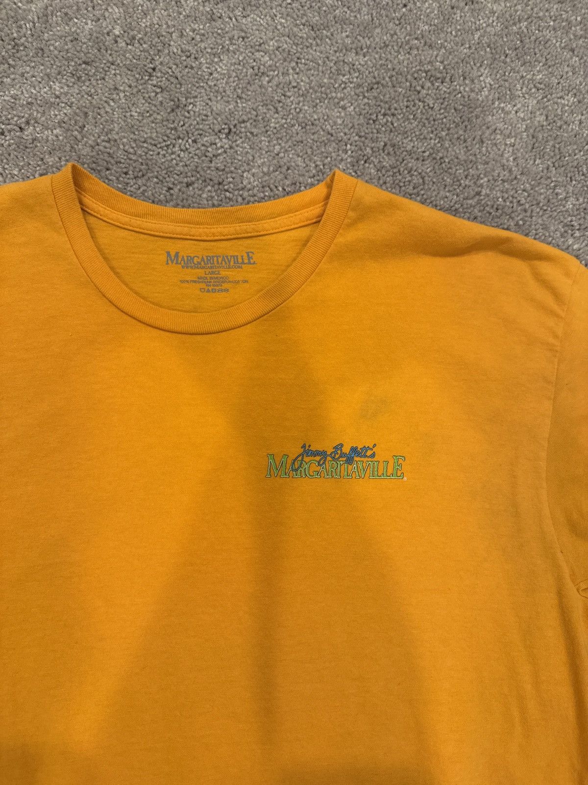 Vintage Margaritaville Orange Graphic T-Shirt Size US L / EU 52-54 / 3 - 2 Thumbnail