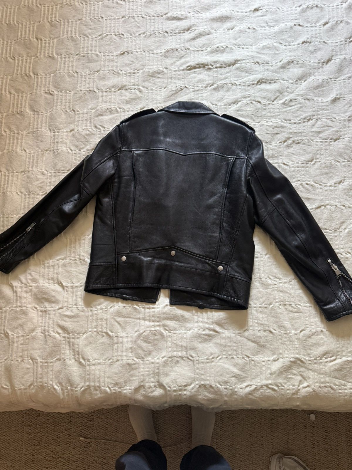 Saint Laurent Paris Saint Laurent L01 Leather Jacket (Hedi Slimane Era) Size US L / EU 52-54 / 3 - 6 Thumbnail