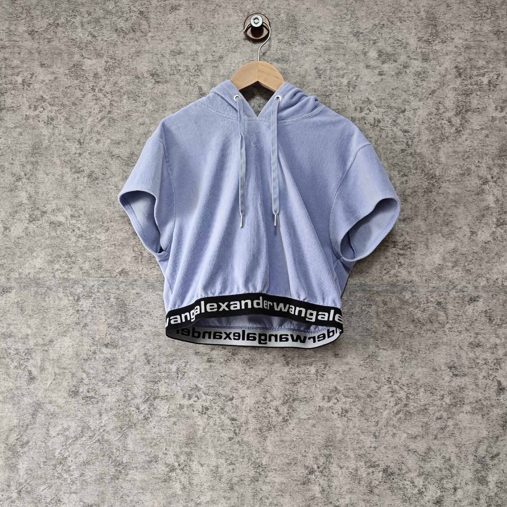 Alexander Wang Alexander Wang Corduroy Cropped Hoodie L Women Size L / US 10 / IT 46 - 1 Thumbnail