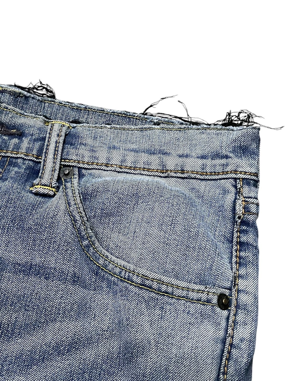 Levi's × Vintage Vintage Levis 505 Distress Denim Pants Size US 29 - 10 Thumbnail