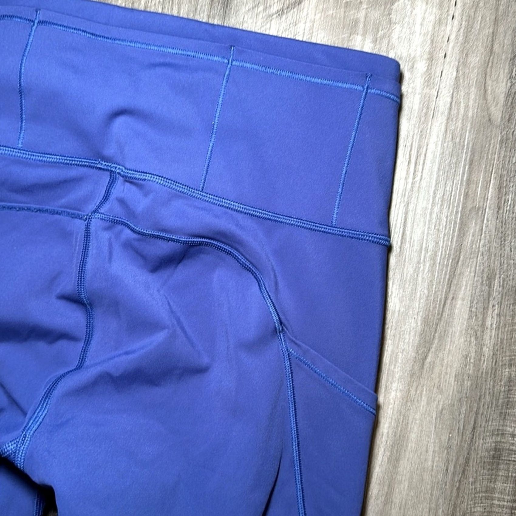 Lululemon Lululemon Align High Rise Crop Leggings - 6 Women Blue Cropped Shaped Regular Size 6 Womens Size 28" / US 6 / IT 42 - 3 Thumbnail