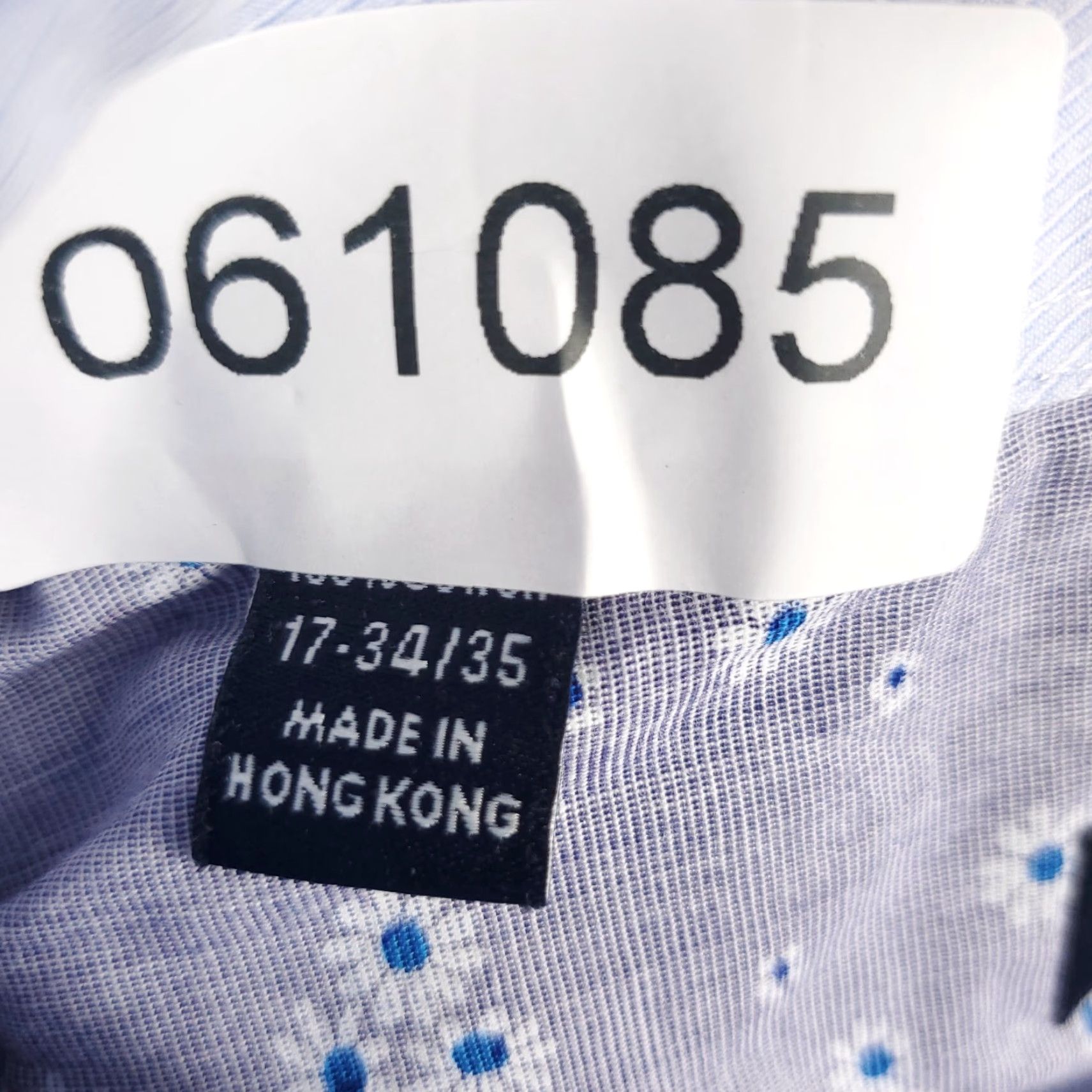 Ted Baker Ted Baker London Shirt Mens Size 17 Blue Gray Dress Button Up Long Sleeve Non-Native? Size 46R - 8 Thumbnail