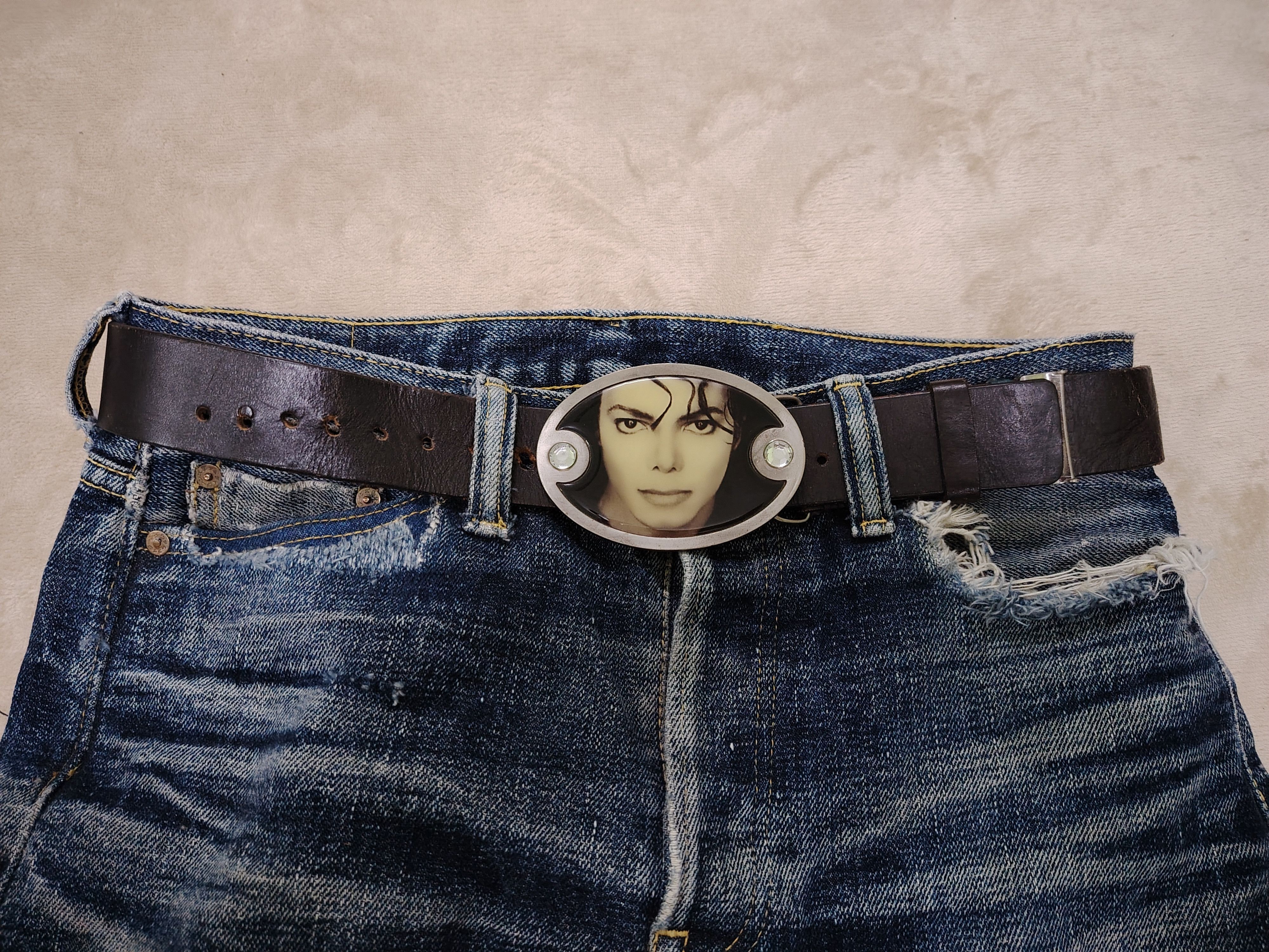 Bravado 2009 Michael Jackson Leather Belt by The Scotch House Size ONE SIZE - 1 Thumbnail